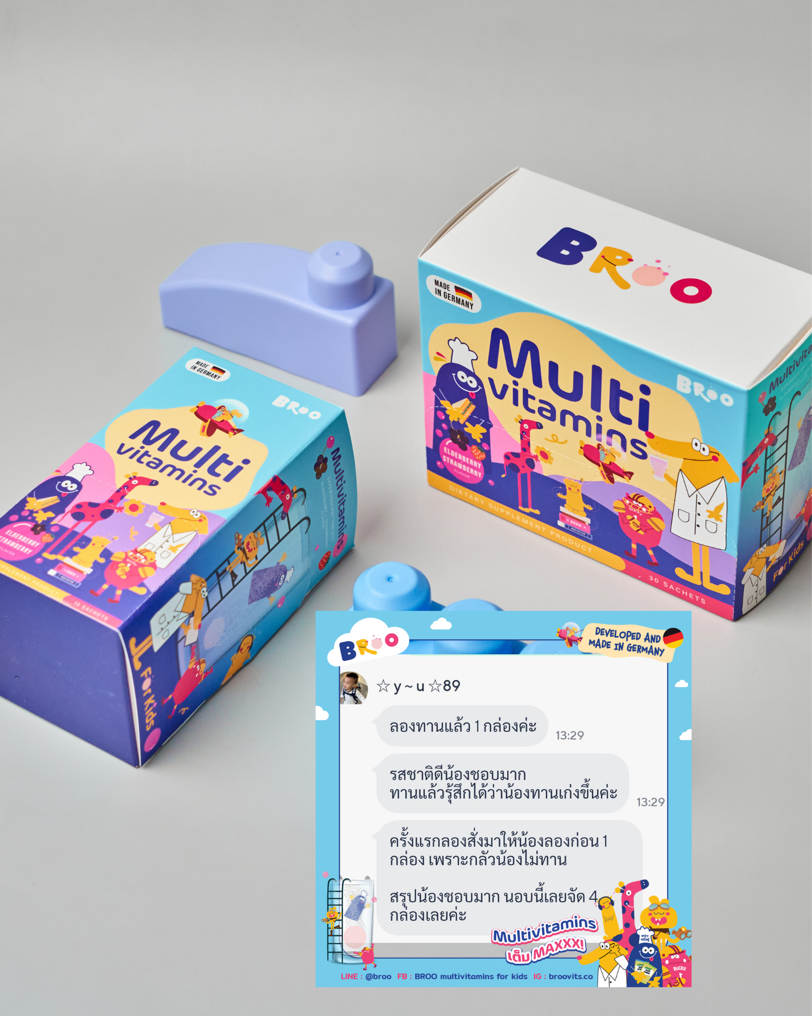 ⭕️ วิตามินเม็ดฟู่สำหรับเด็ก... - BROO multivitamins for kids | Facebook