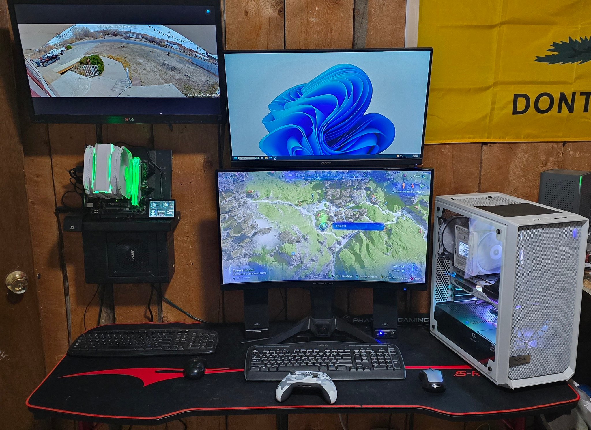 Wallmount is gigabyte A620I gaming mitx motherboard Ryzen 7 8700G 