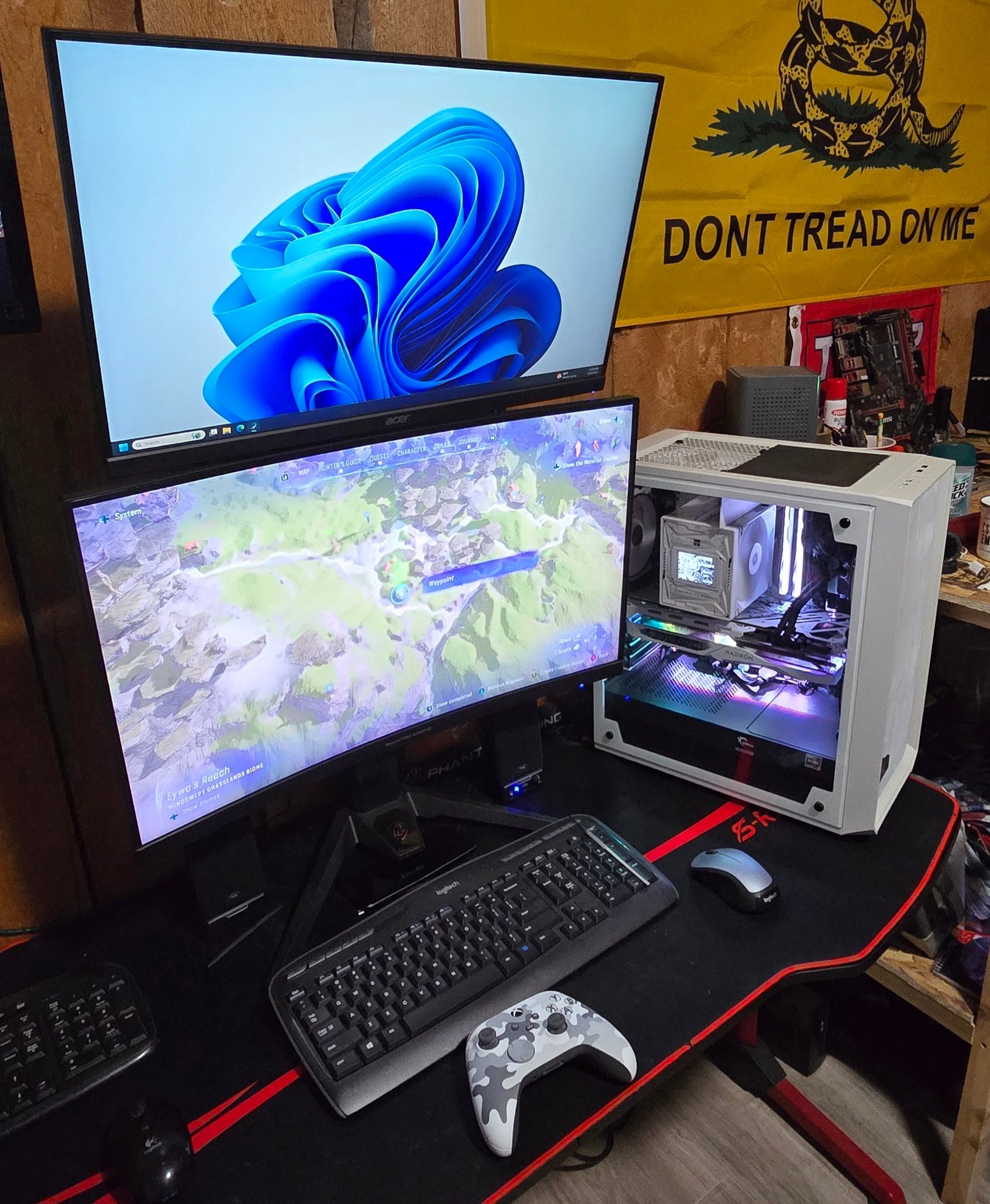 Wallmount is gigabyte A620I gaming mitx motherboard Ryzen 7 8700G 