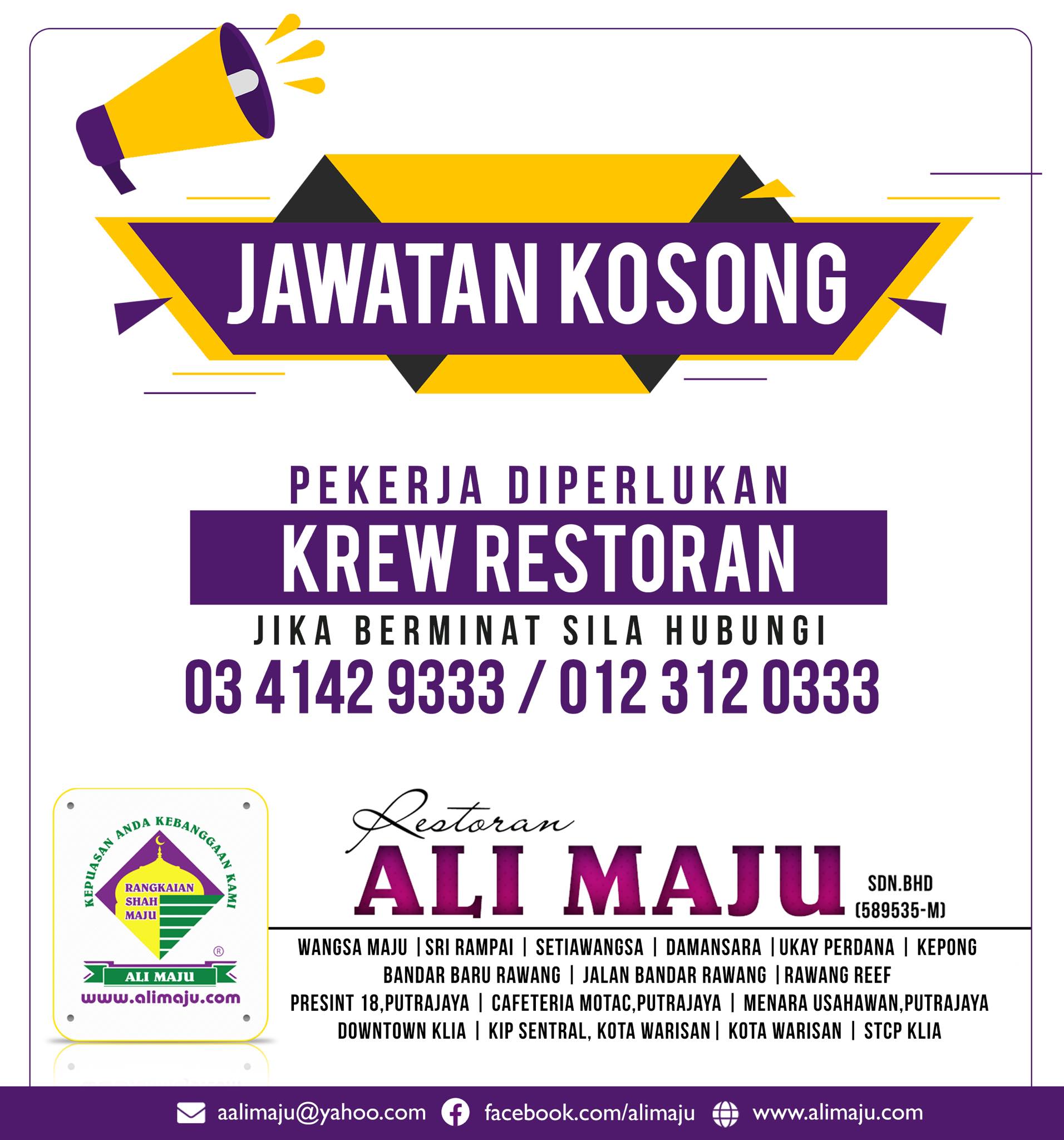Restoran Ali Maju Sdn Bhd Home Facebook