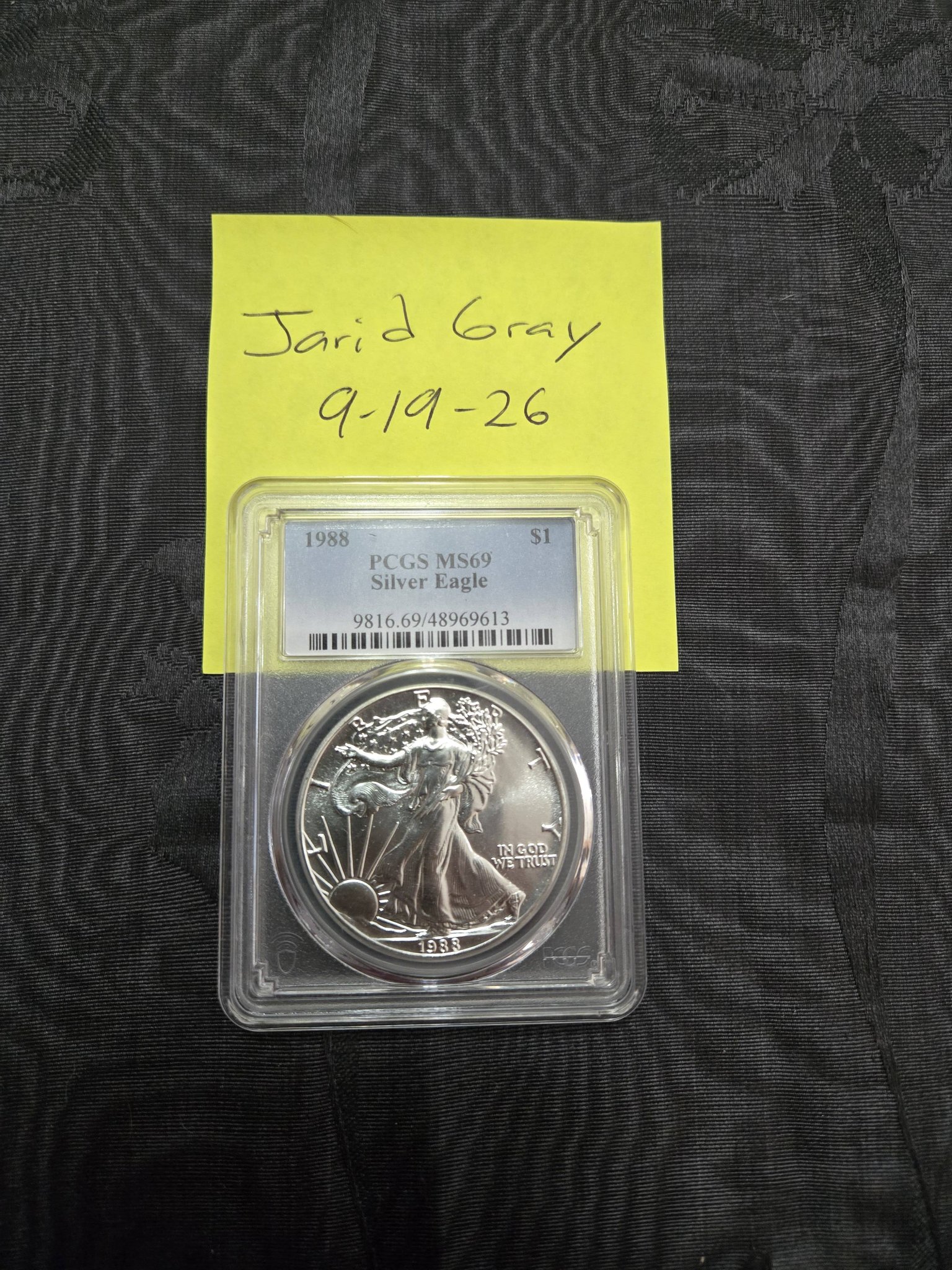 1988 PCGS MS69 Silver Eagle 24-Hour Auction Starting at $1