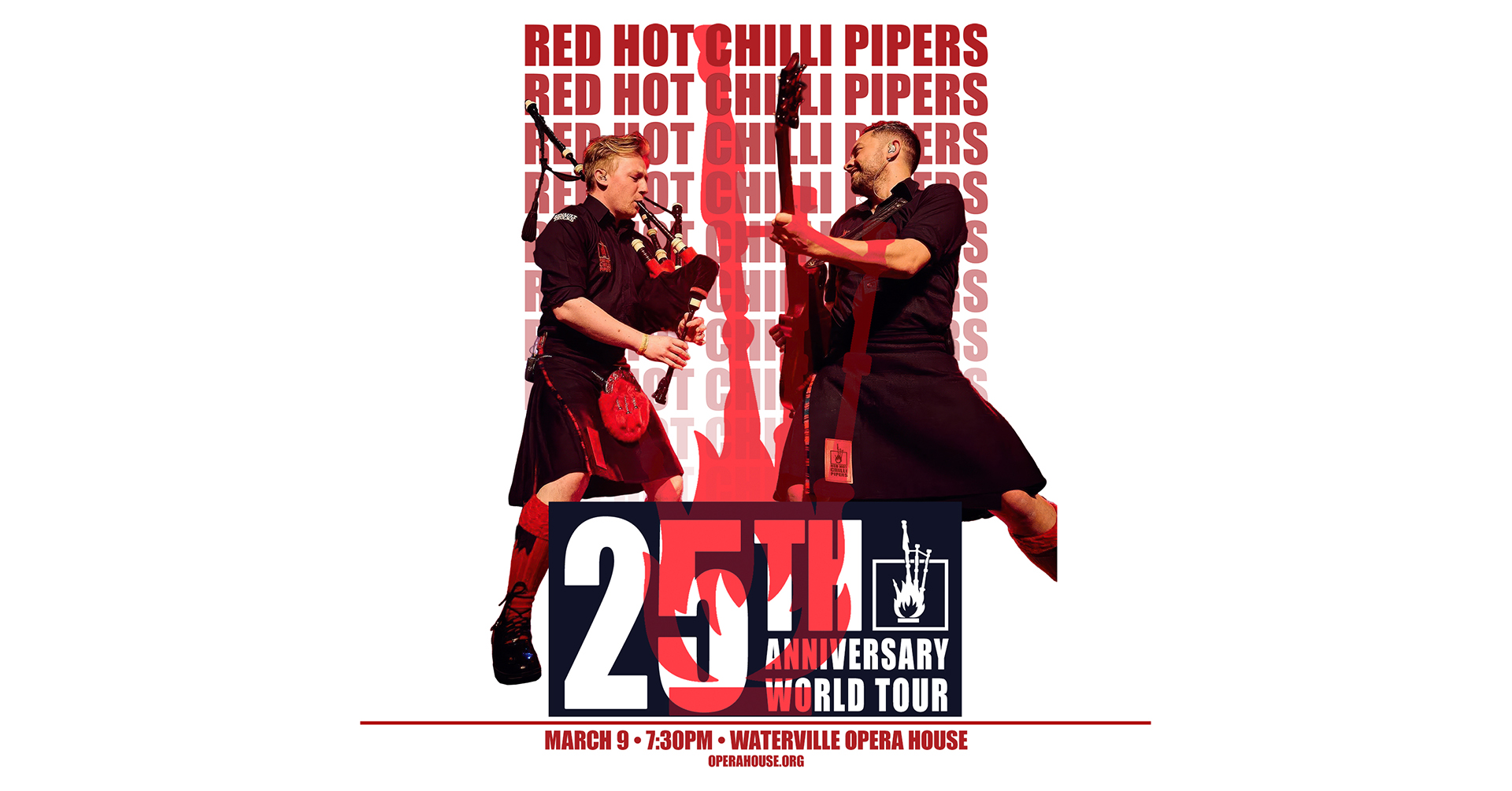 Red Hot Chilli Pipers in Waterville, ME