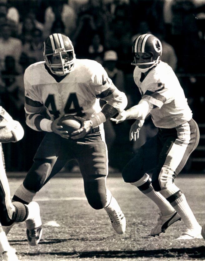 Riggins and Joe Theismann (1983/1984) | Facebook