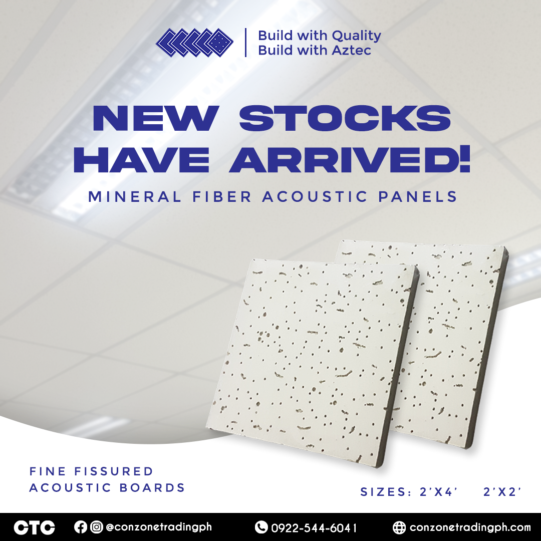 NEW STOCKS HAVE ARRIVED!! AZTEC ACOUSTIC BOARDS Type: Fine Fissured ...