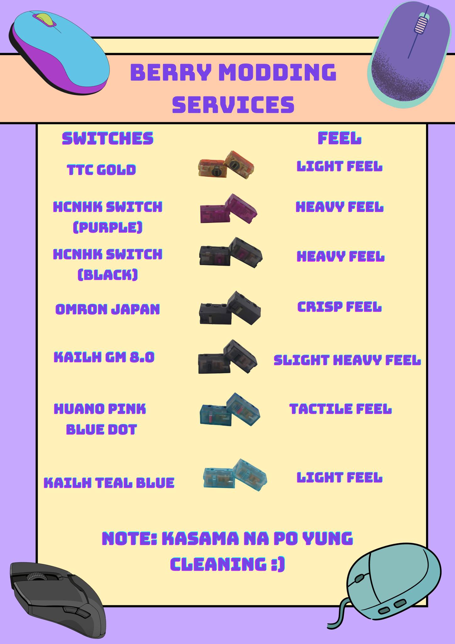 Hotswap and non-Hotswap mod... - Berry Modding Services
