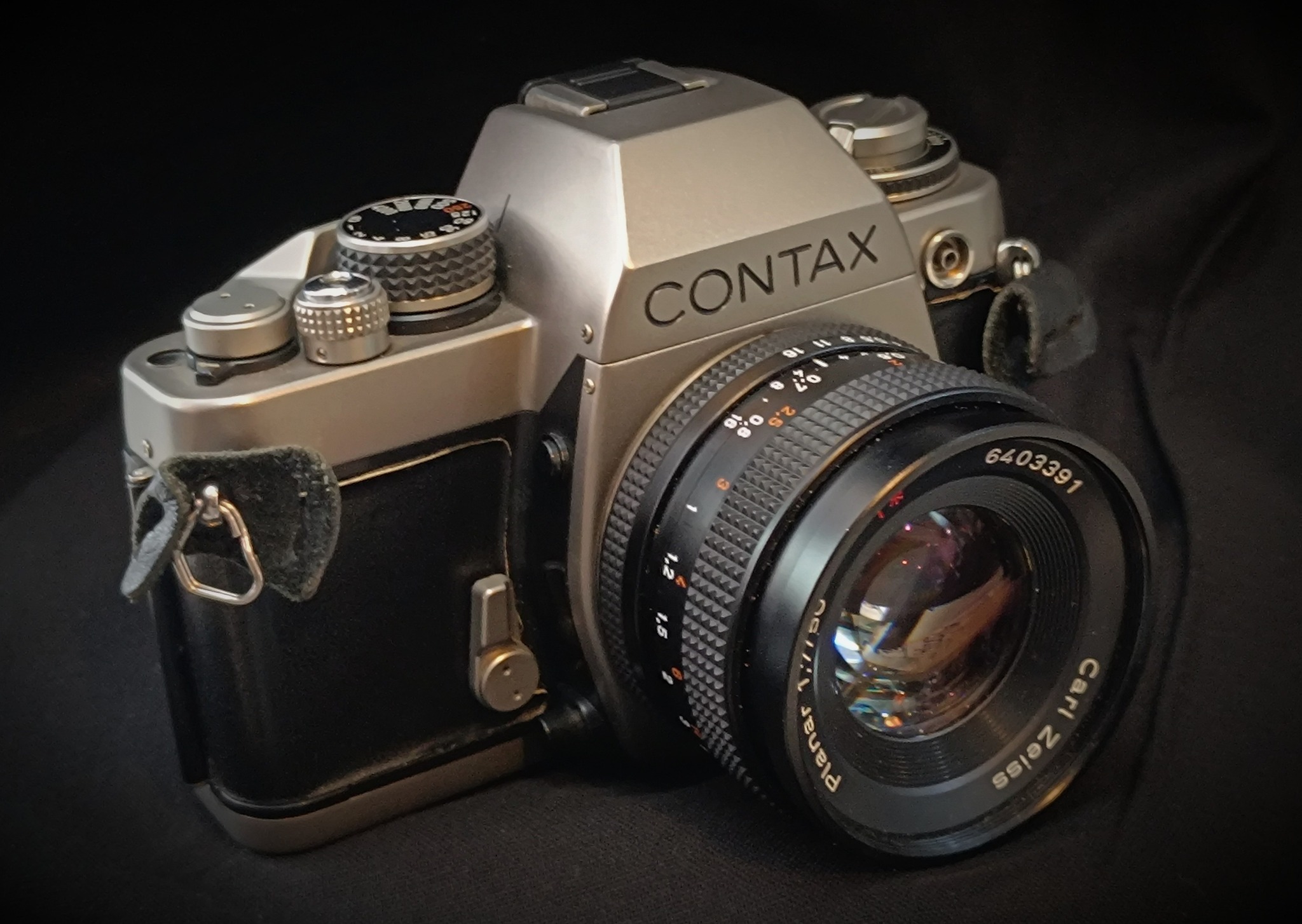 Contax S2 with Zeiss 50mm and 85mm T* Planar lenses