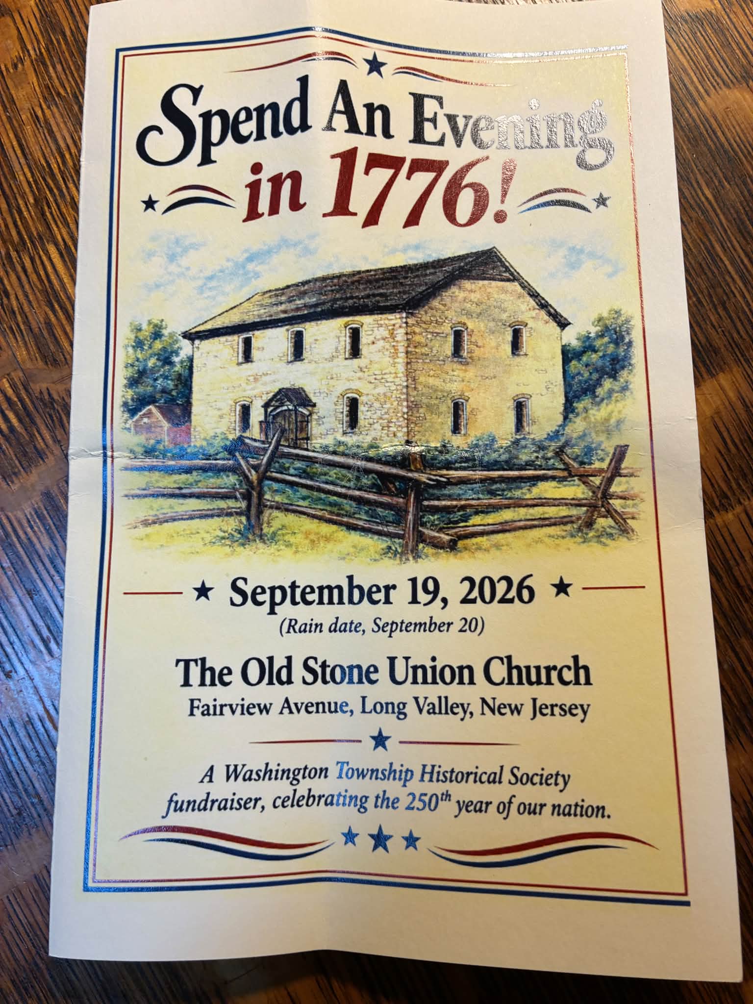 Learning about 300 year old community settlers at Washington Twp