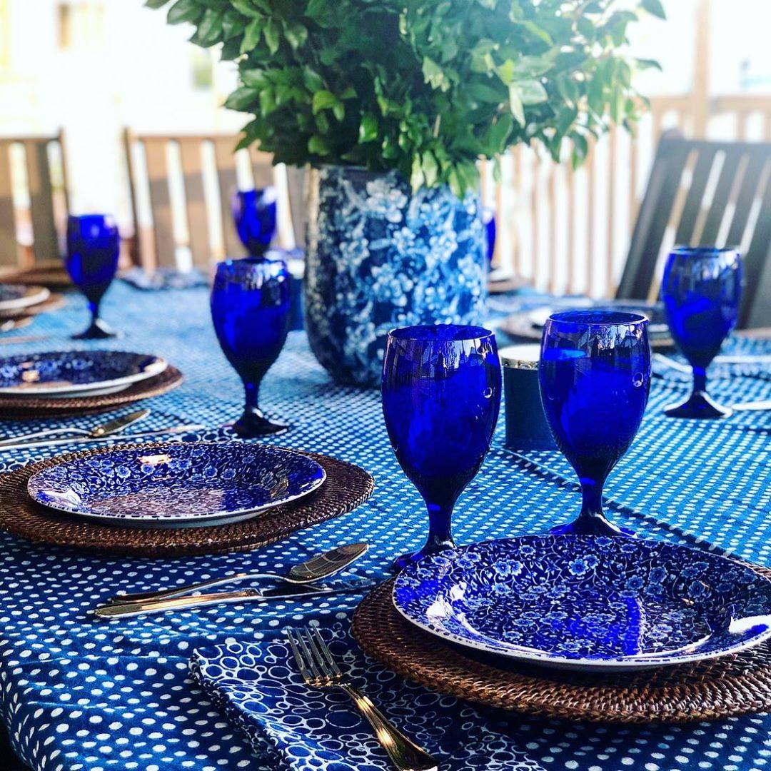 Often imitated but never duplicated, Burleigh's Blue Calico