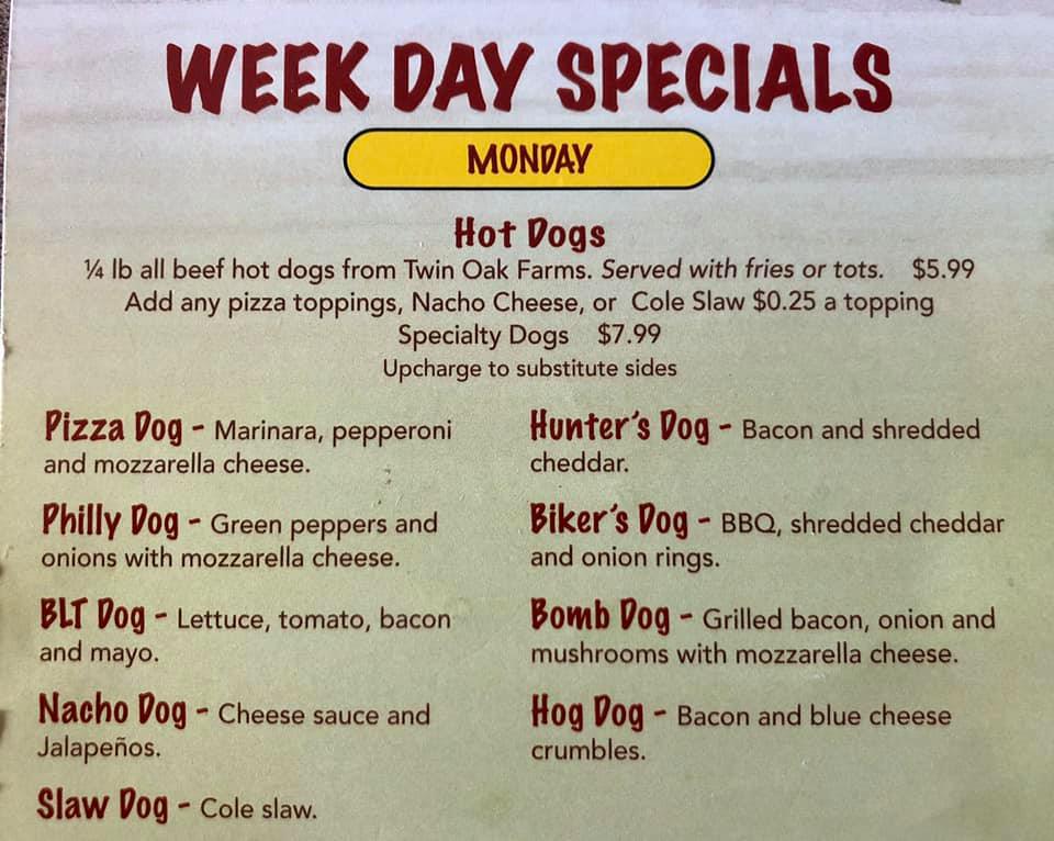Trail's End Pizza Co. Home Loudonville, Ohio Menu, Prices