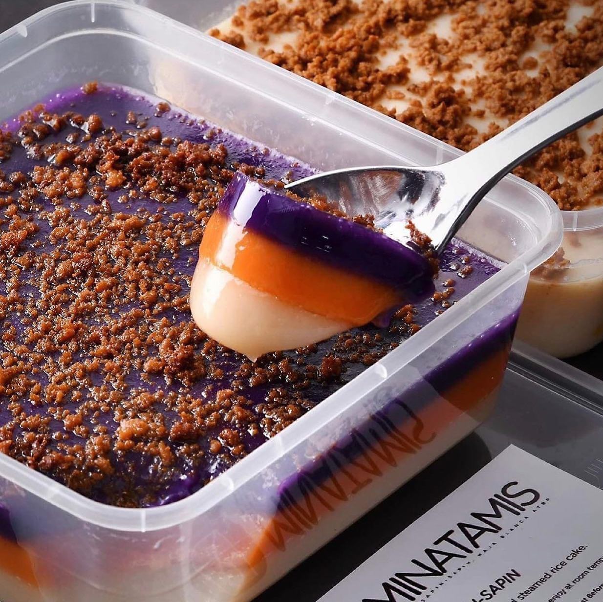 Filipino - “Sapin-sapin is a unique sticky rice cake from the ...