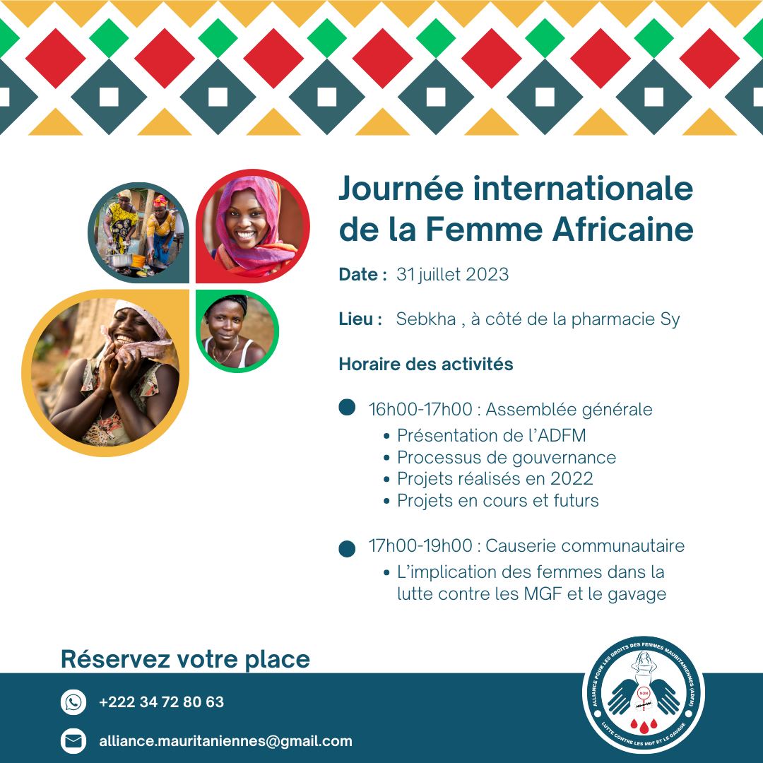 🥳 - L'ADFM célèbre la Journée internationale de la femme africaine en ...