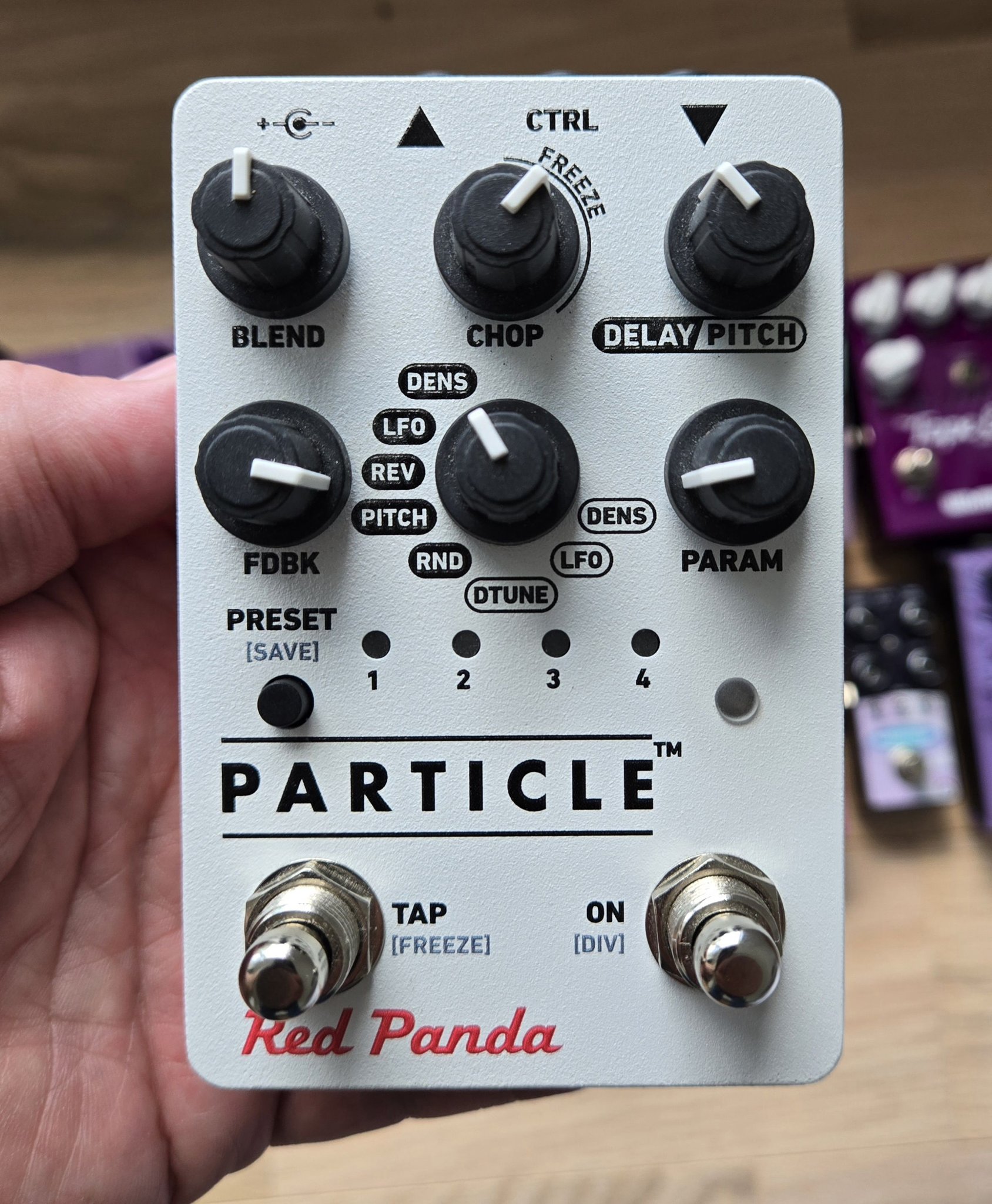 Unboxing the Red Panda Particle pedal for future music projects