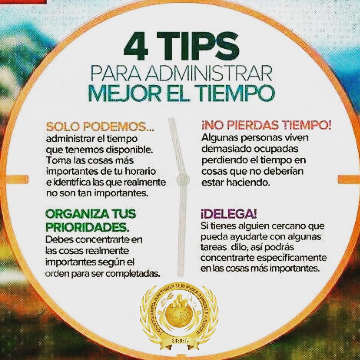 Tips para administrar mejor el tiempo. La Sociedad Internacional en ...