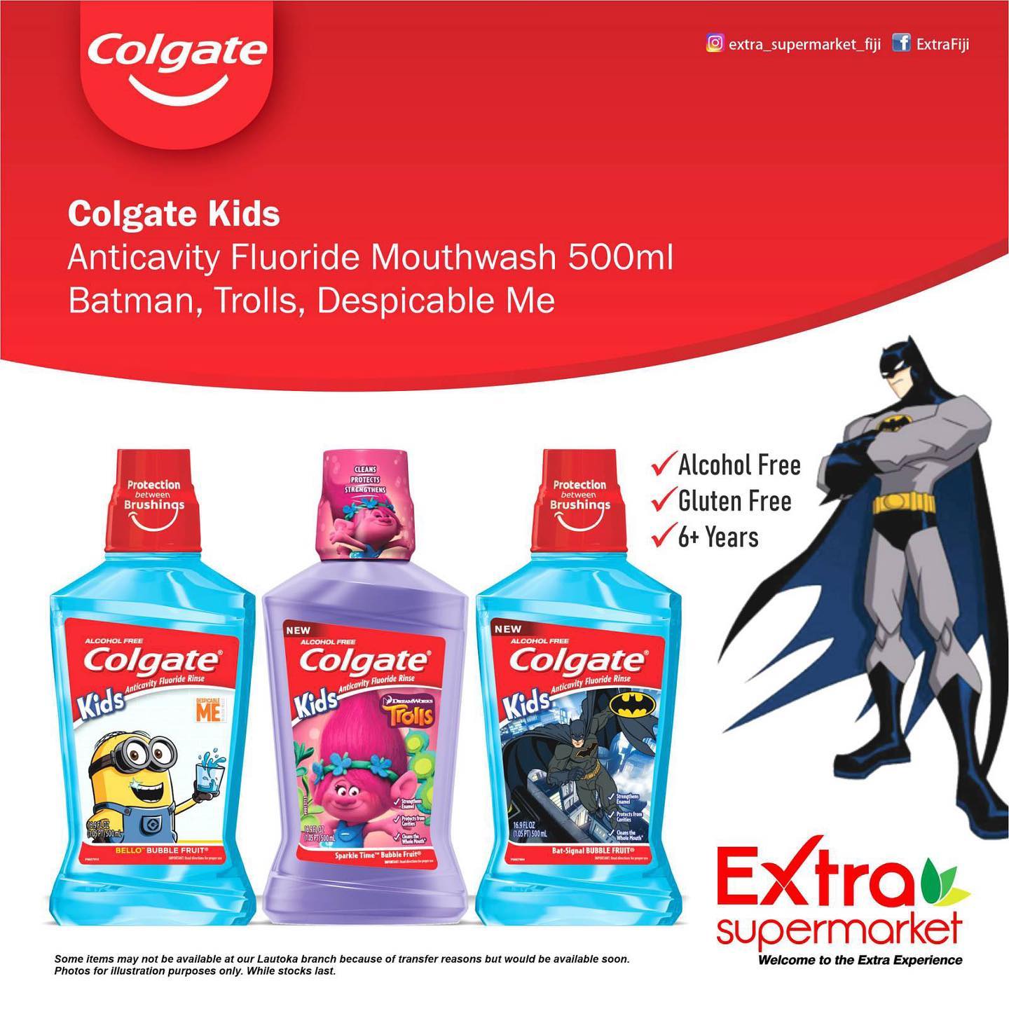 Colgate Kids Antibacterial Fluoride... - Extra Supermarket