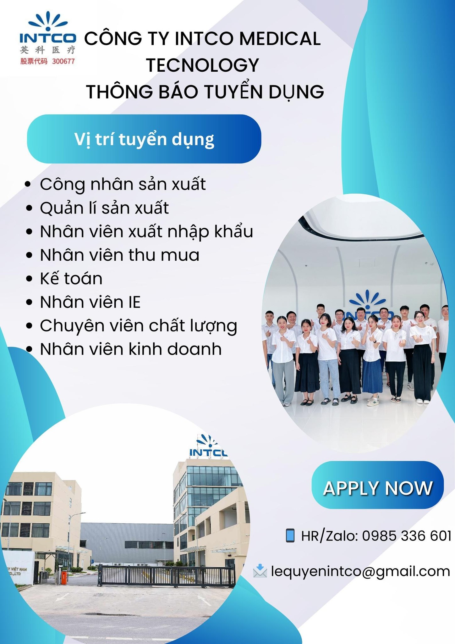 Tuyển dụng và Việc làm tiếng Trung Quảng Ninh | 📢 **CÔNG TY INTCO QUẢNG ...