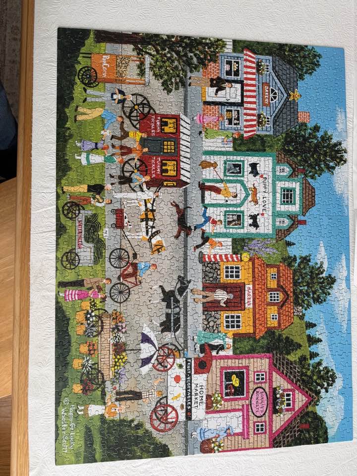 1000-piece Jane Wooster Scott jigsaw puzzle from Goodwill