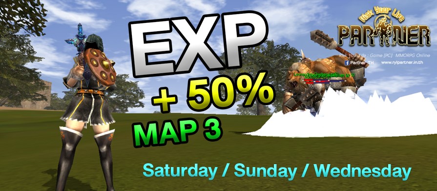 Partner TH - 🔴NEW : Bonus EXP💕 #JUNE 🔸OPEN EXP +50% > MAP... | Facebook