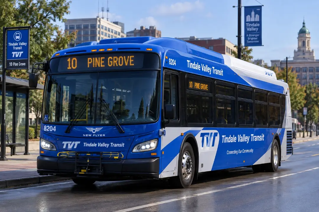 Tindale Valley Transit's 2026 New Flyer Xcelsior XD40 in California
