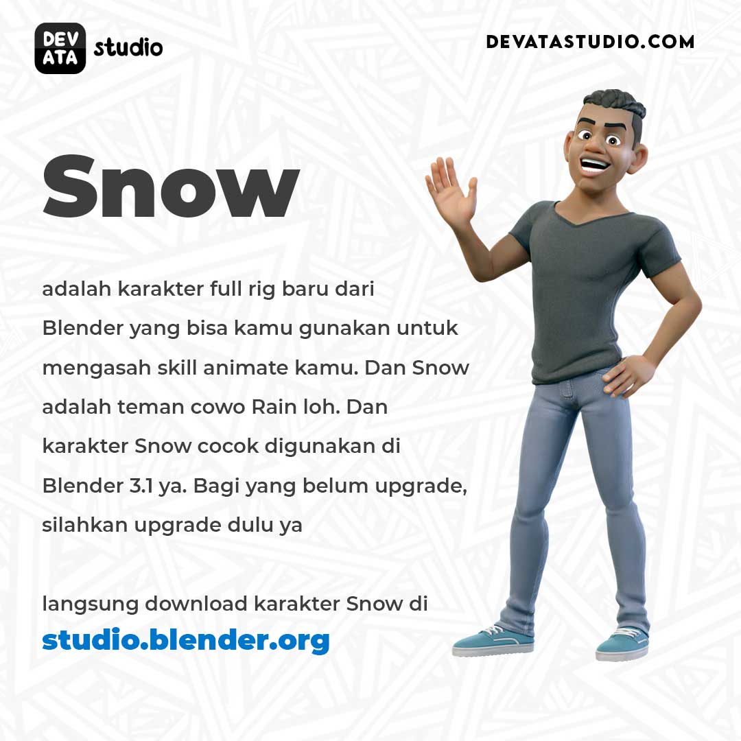 Devata Studio - hai guys, ada yang baru nih dari Blender....