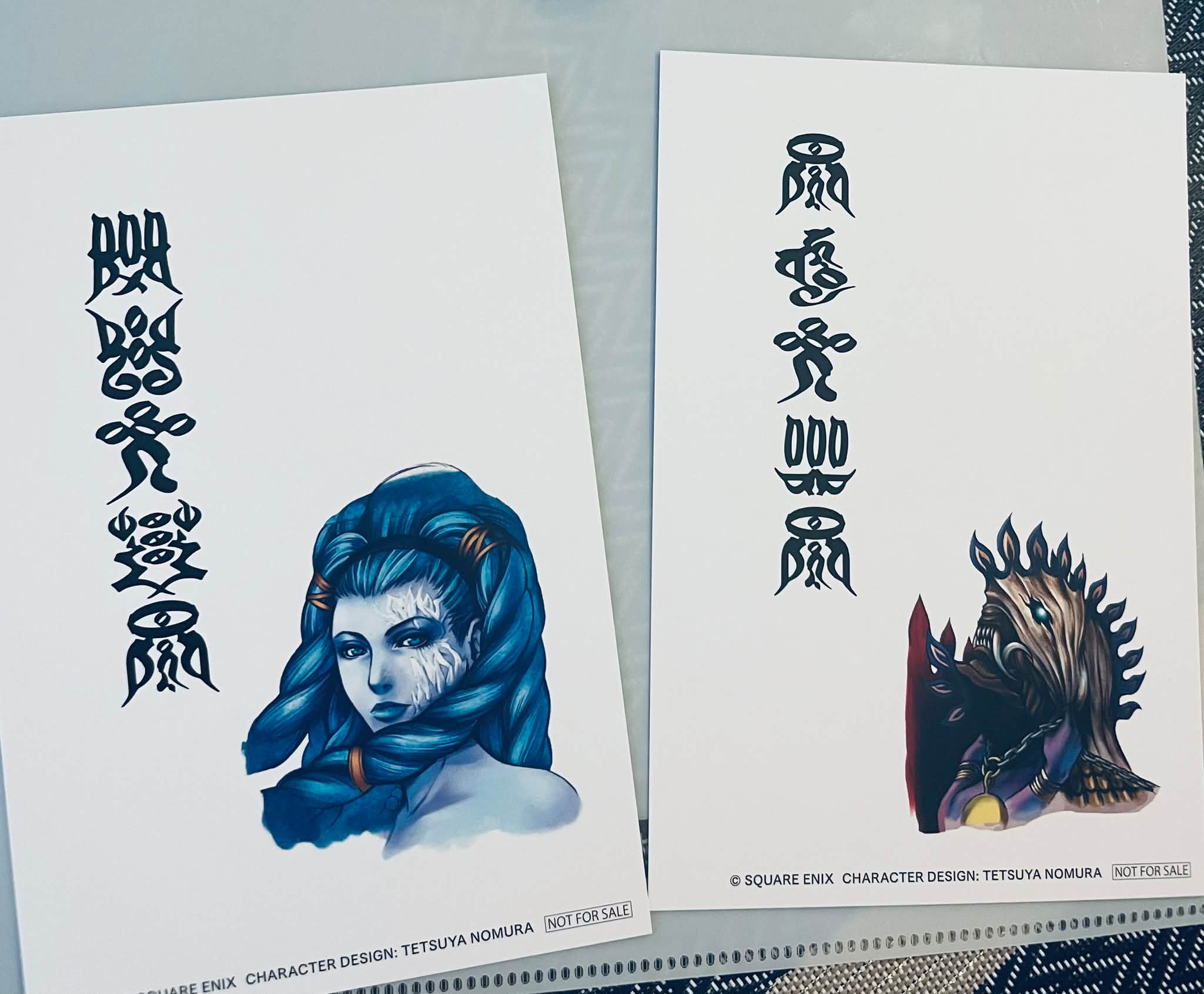 FFX 25th anniversary museum merchandise in Shinjuku, Tokyo