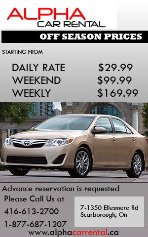 ALPHA Car Rental | Toronto ON