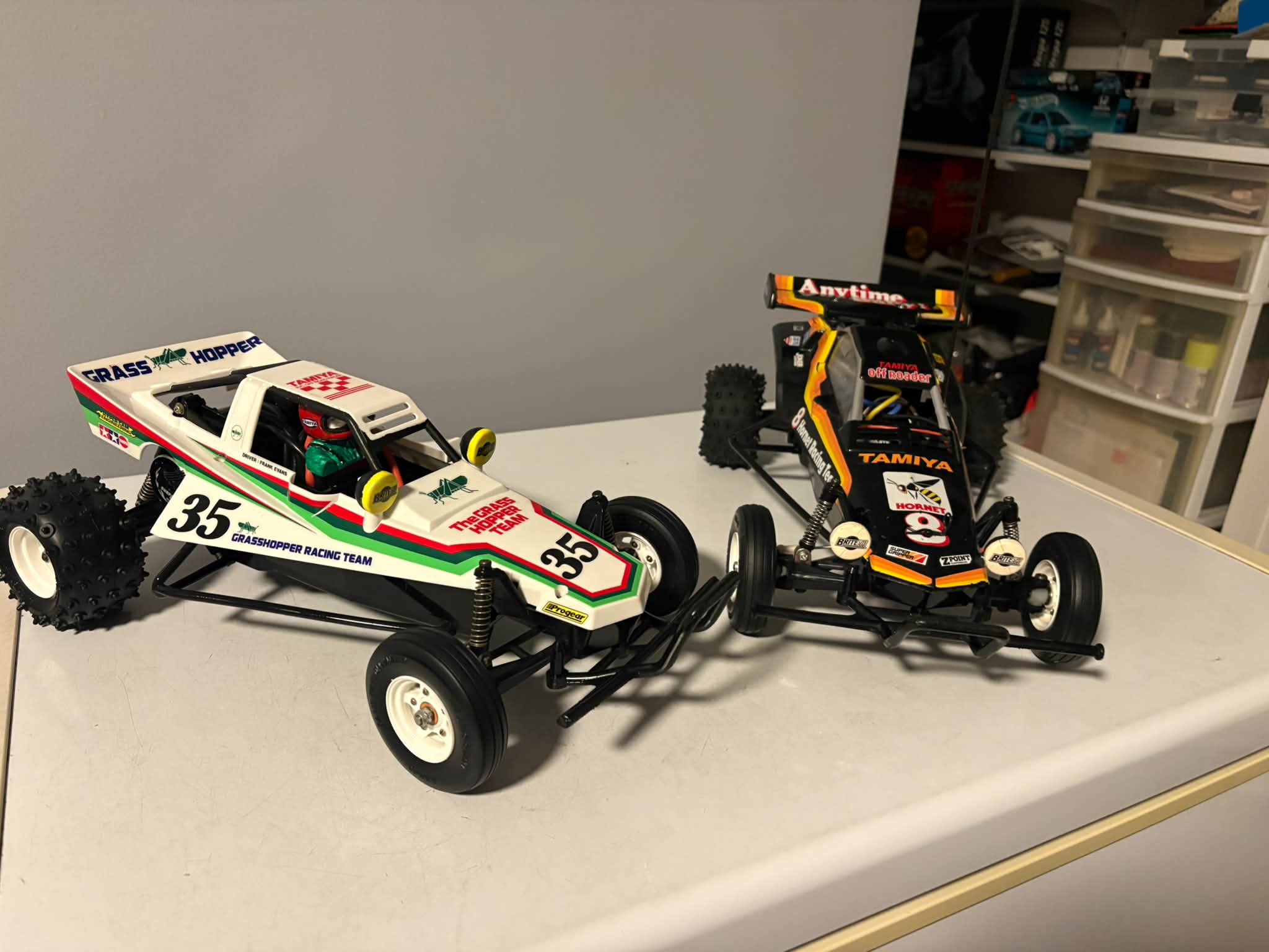 Restoring 1984 Tamiya RC Cars: Grasshopper and Hornet Models