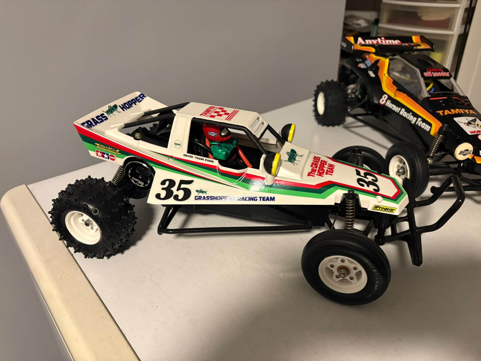 Restoring 1984 Tamiya RC Cars: Grasshopper and Hornet Models