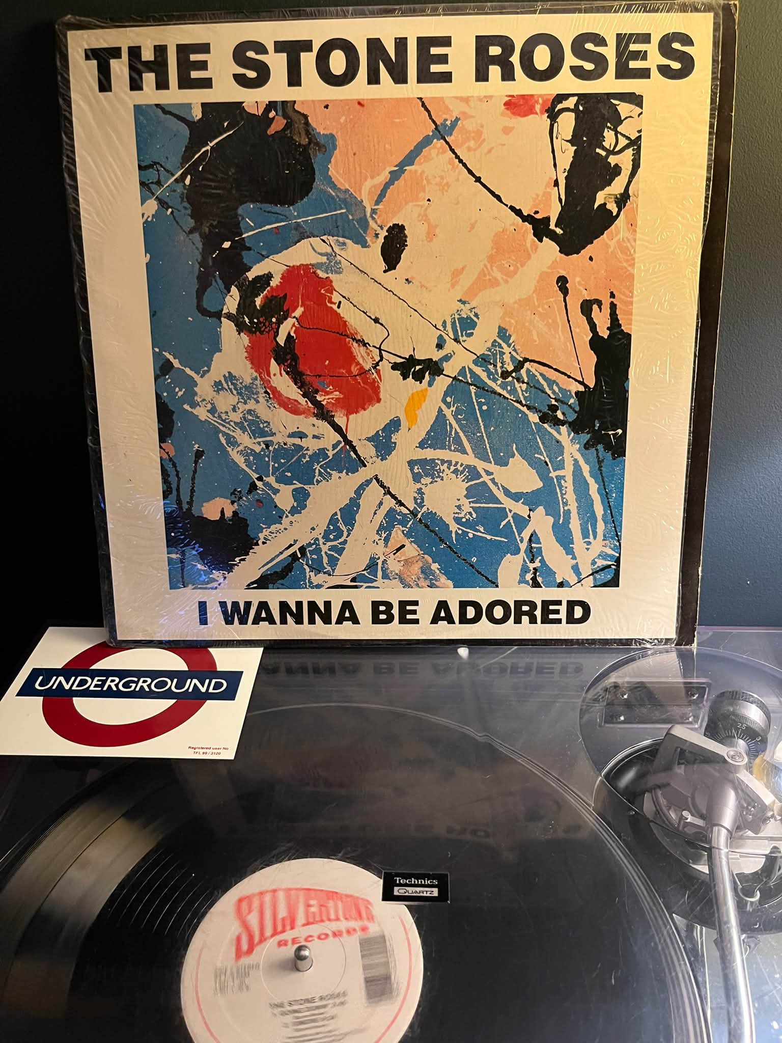 The Stone Roses - I wanna Be Adored. 1989 US . Silvertone Records.