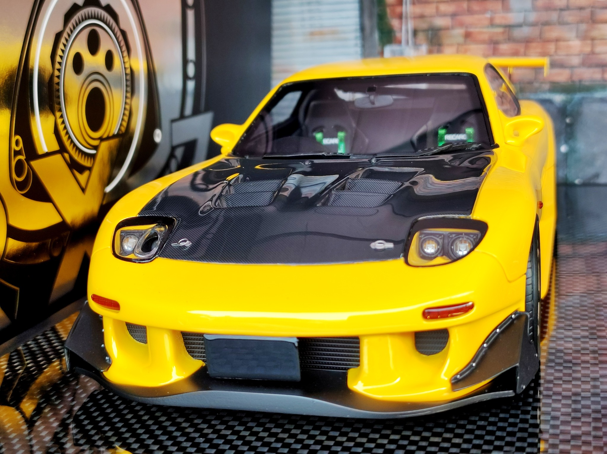 รีวิว Final Custom Modefied Version Polar Master 1:18 Mazda RX7 RE ...
