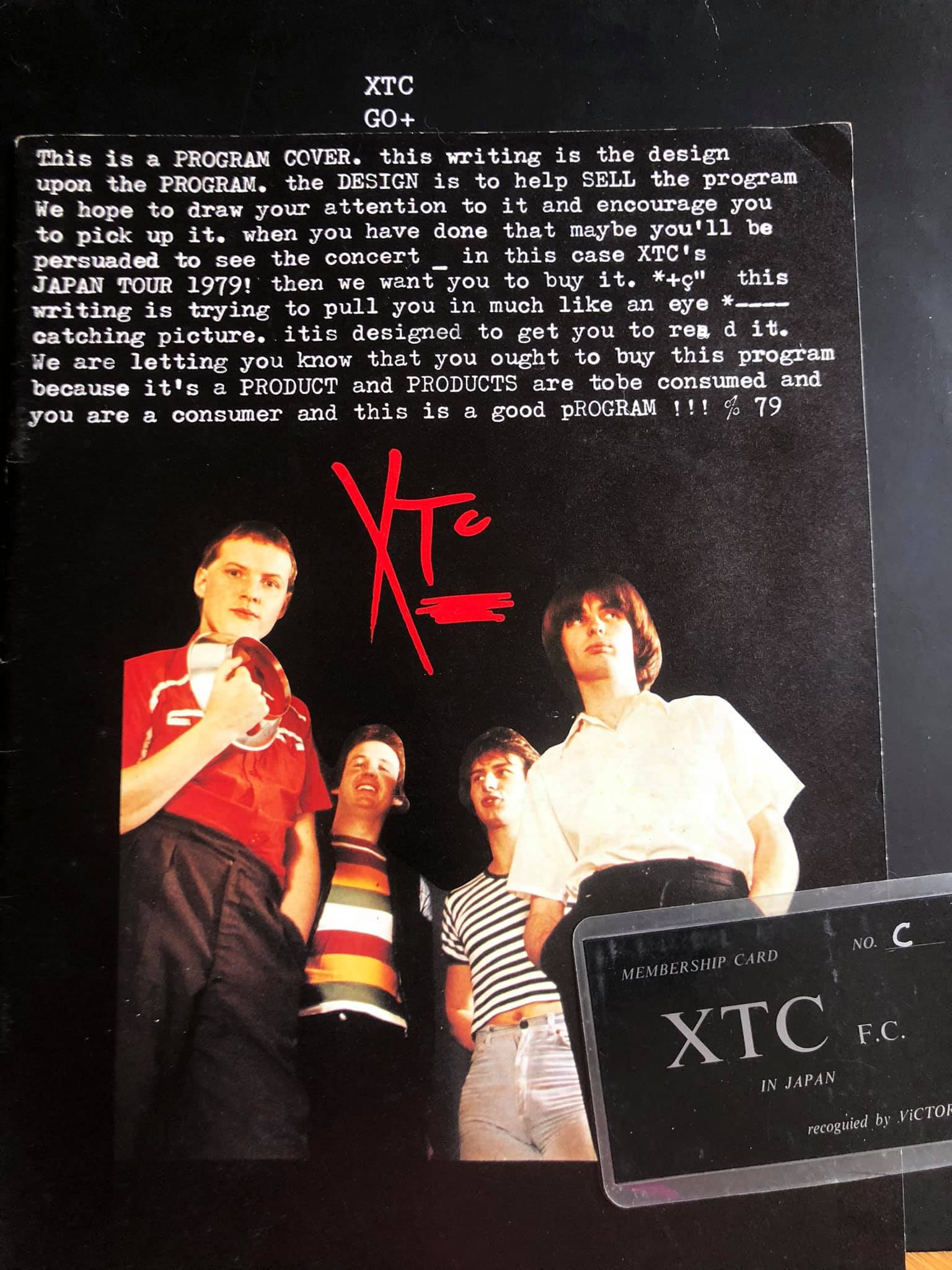 XTC's 1979 Japan Tour photo by Steven Warren