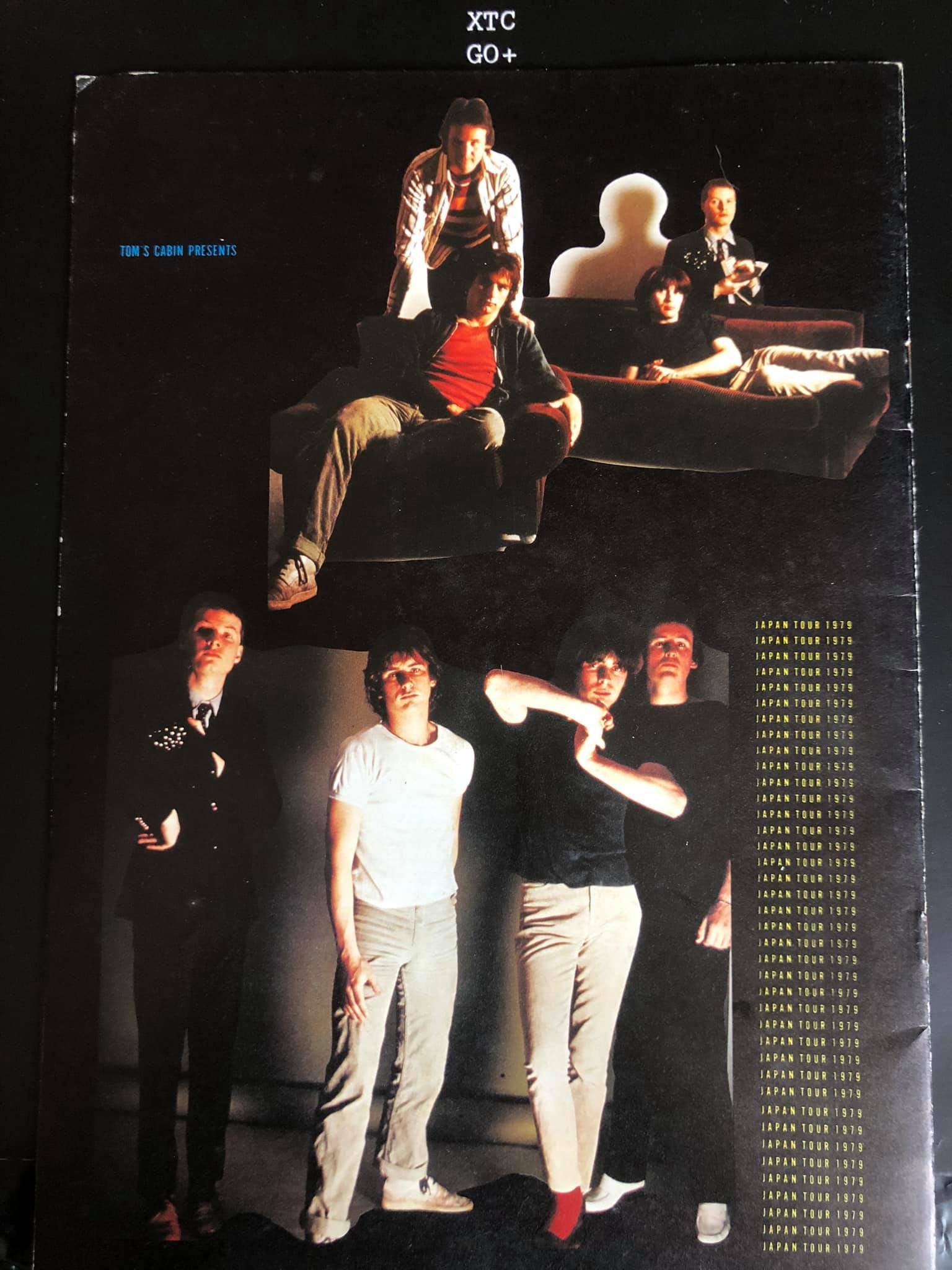 XTC 1979 JAPAN TOUR パンフレット XTC's 1979 Japan Tour photo by Steven Warren
