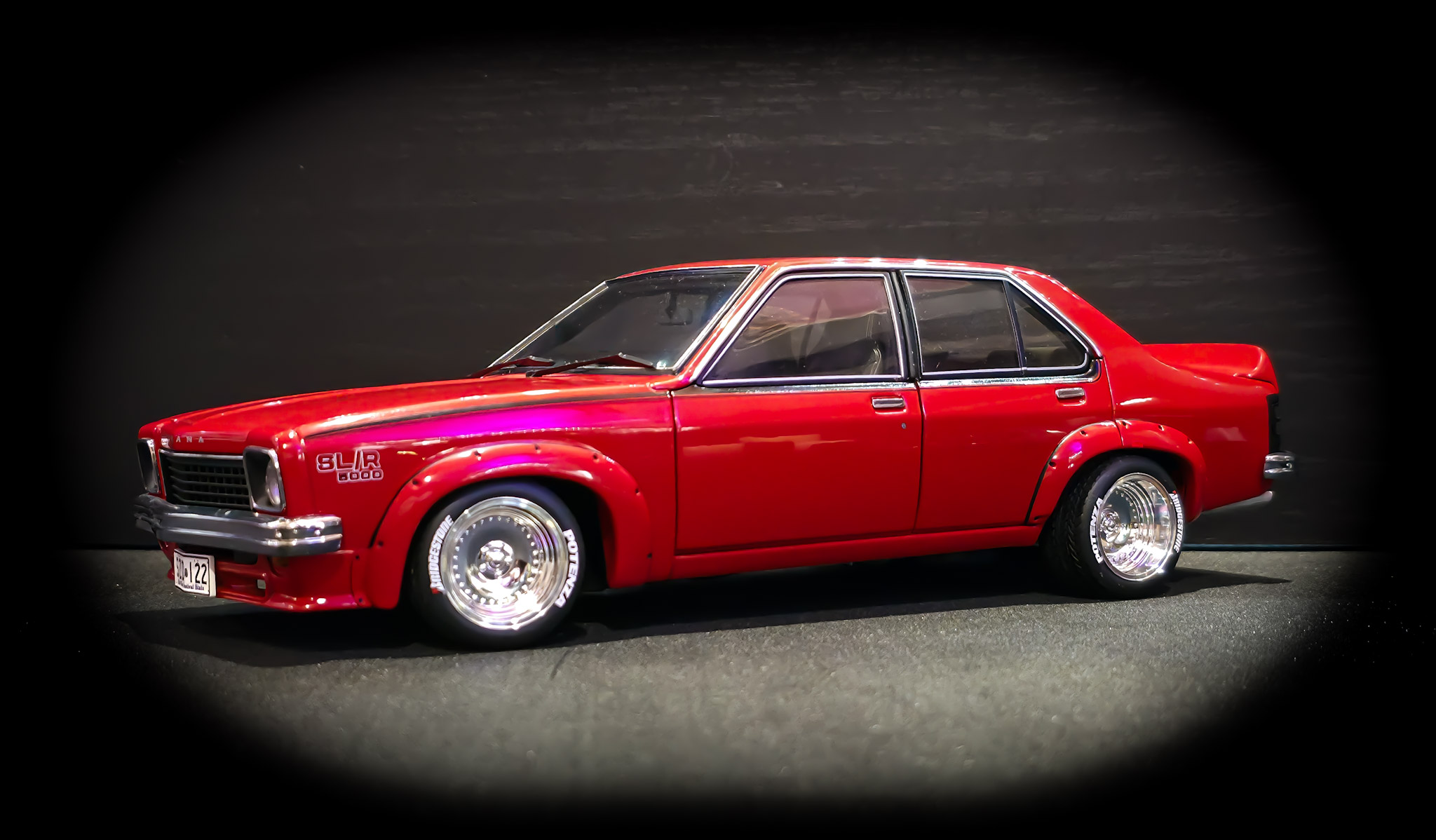 LH Torana SL/R 5000 L34 1:18 scale model with lowered suspension
