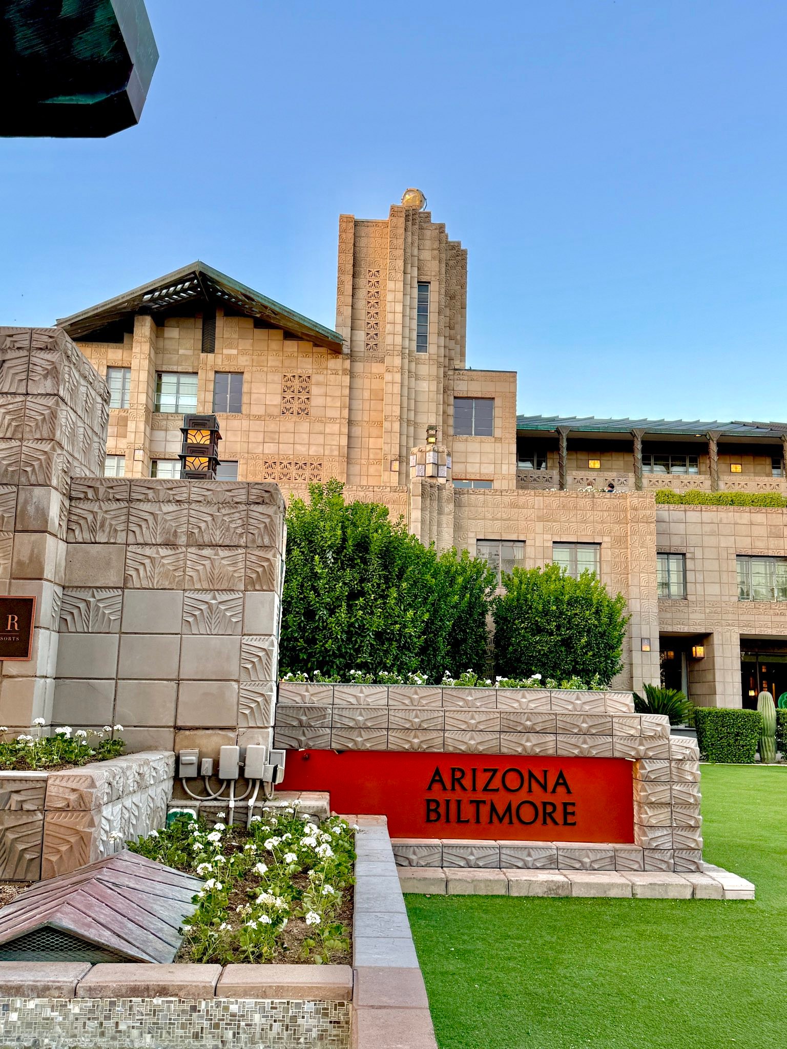 Stained glass, Frank Lloyd Wright Arizona Biltmore Hotel, Phoenix