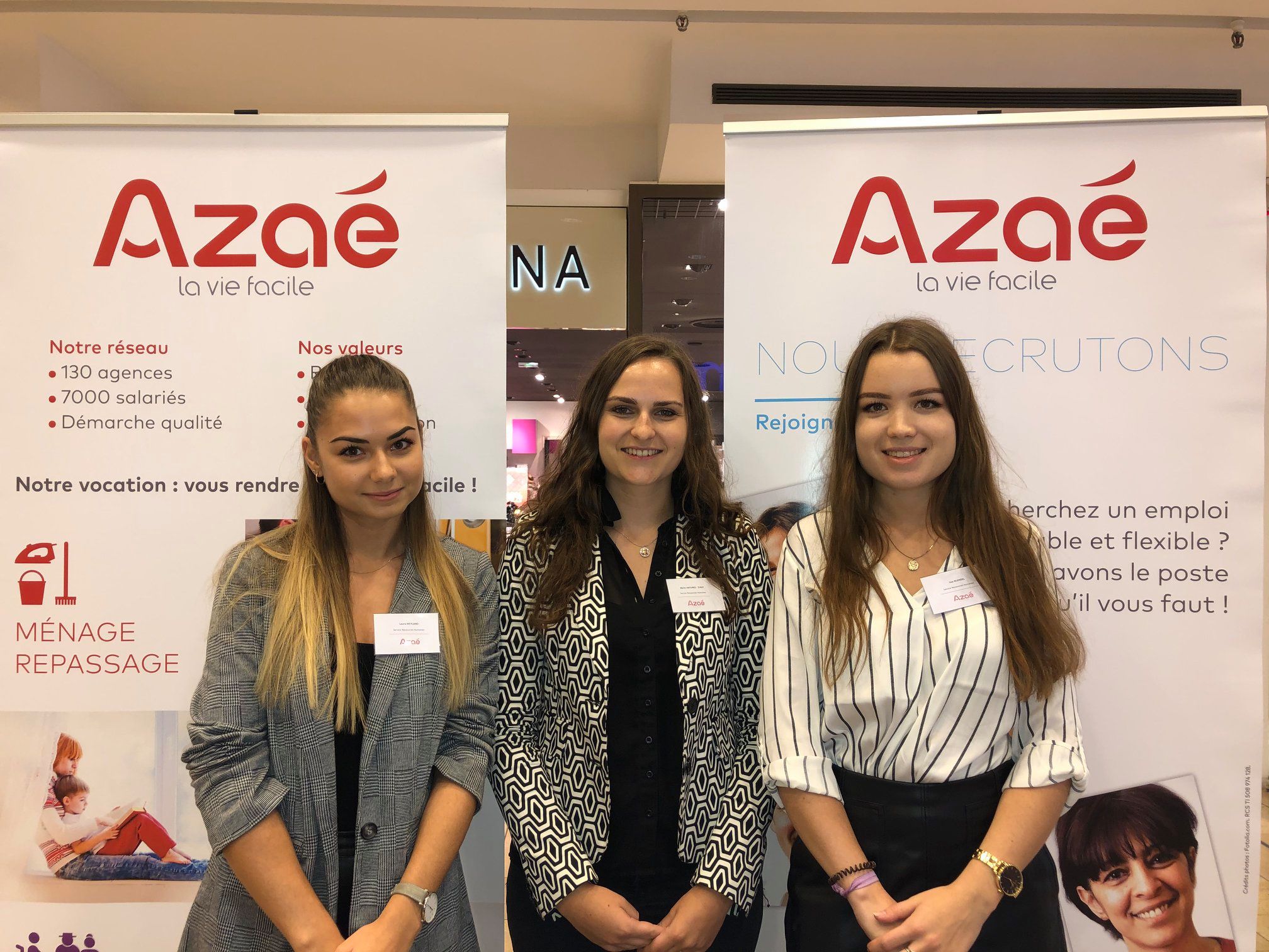 Azaé - Laura, Marie et Lisa du service des Ressources... | Facebook