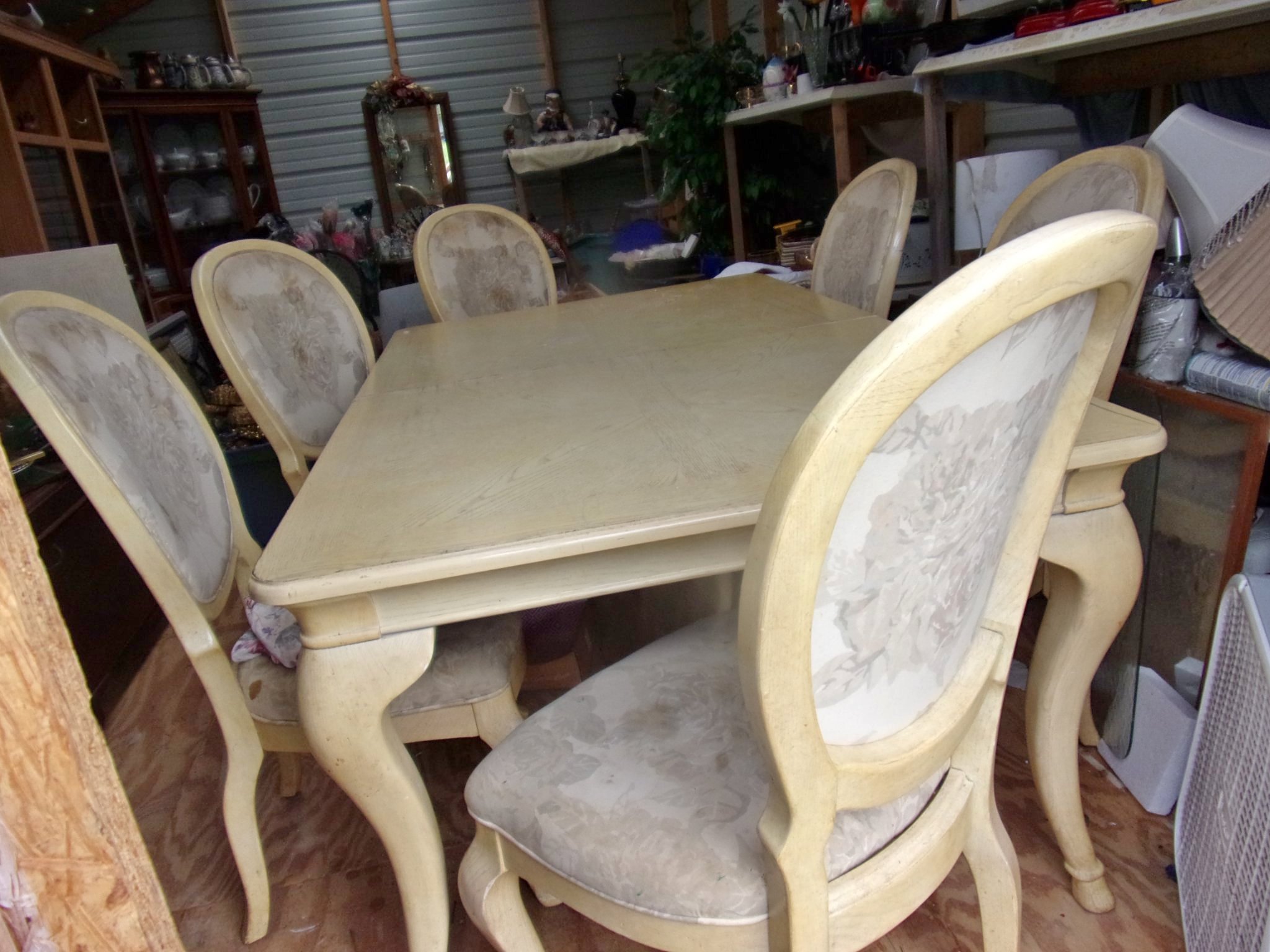 French Proventil victorian large dinning room table set - Dining ...