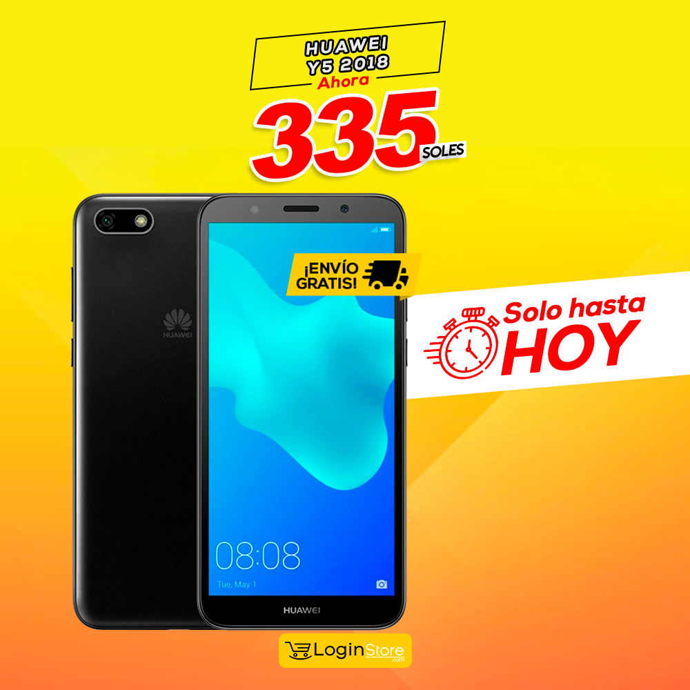 Loginstore.com - 🔔 Smartphone Huawei Y5 2018 a S/. 335. Compra aquí 👉 ...