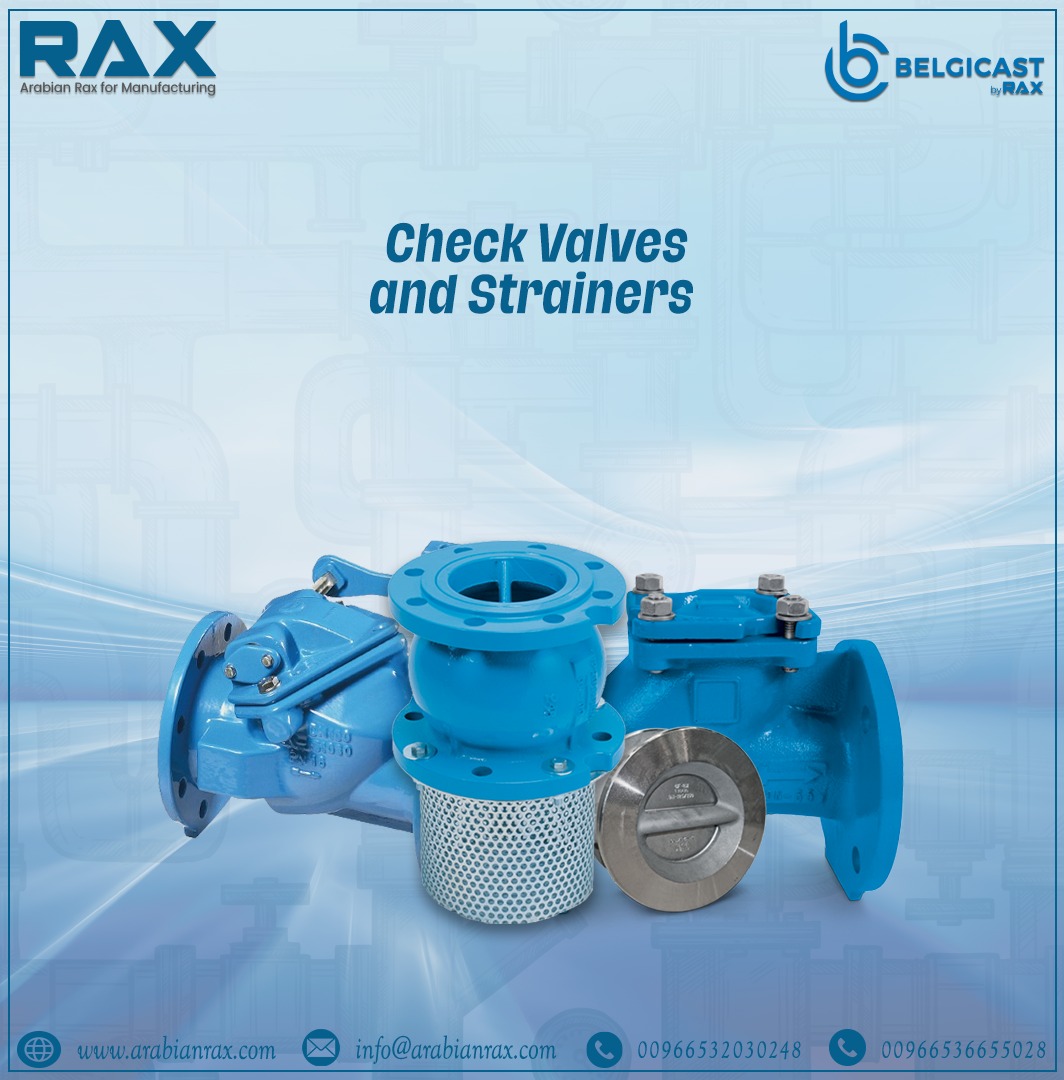 Check Valves & Strainers #Rax #IUTC... - Arabian Rax Factory | Facebook