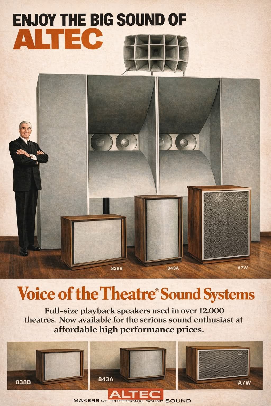 Altec Lansing A2 Voice of the Theatre speaker system
