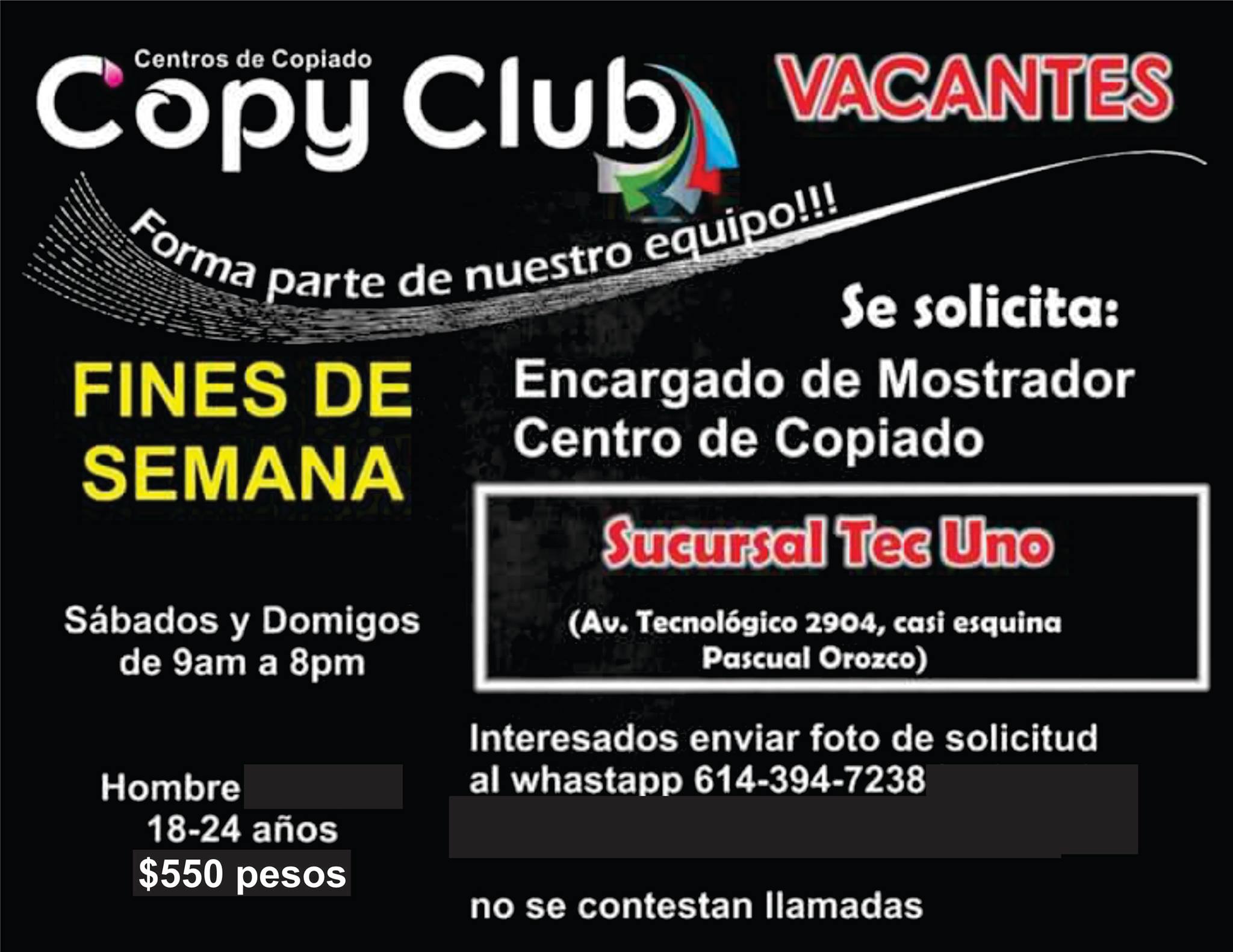 Copy Club Tec | Chihuahua