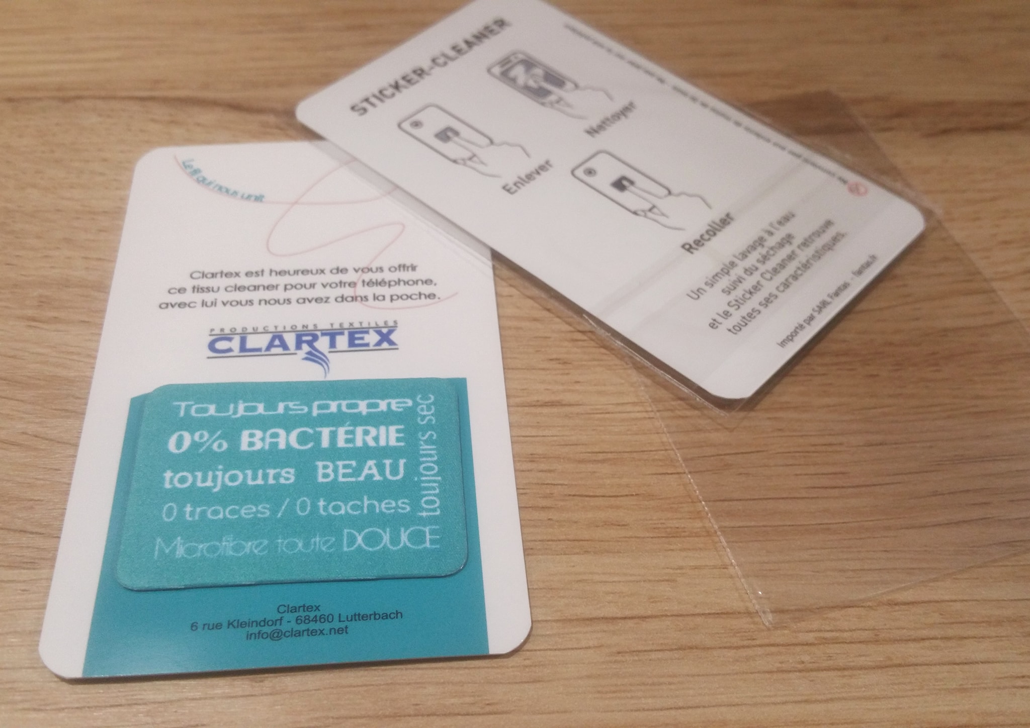 Sticky Sticker Cleaner Microfibre
