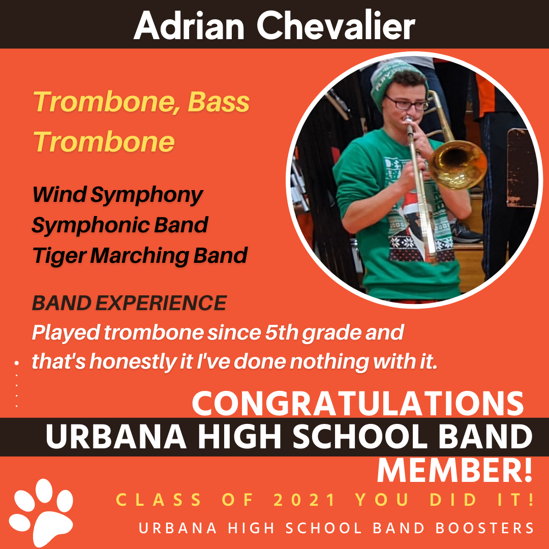 Congratulations to our... - Urbana High School Band Boosters