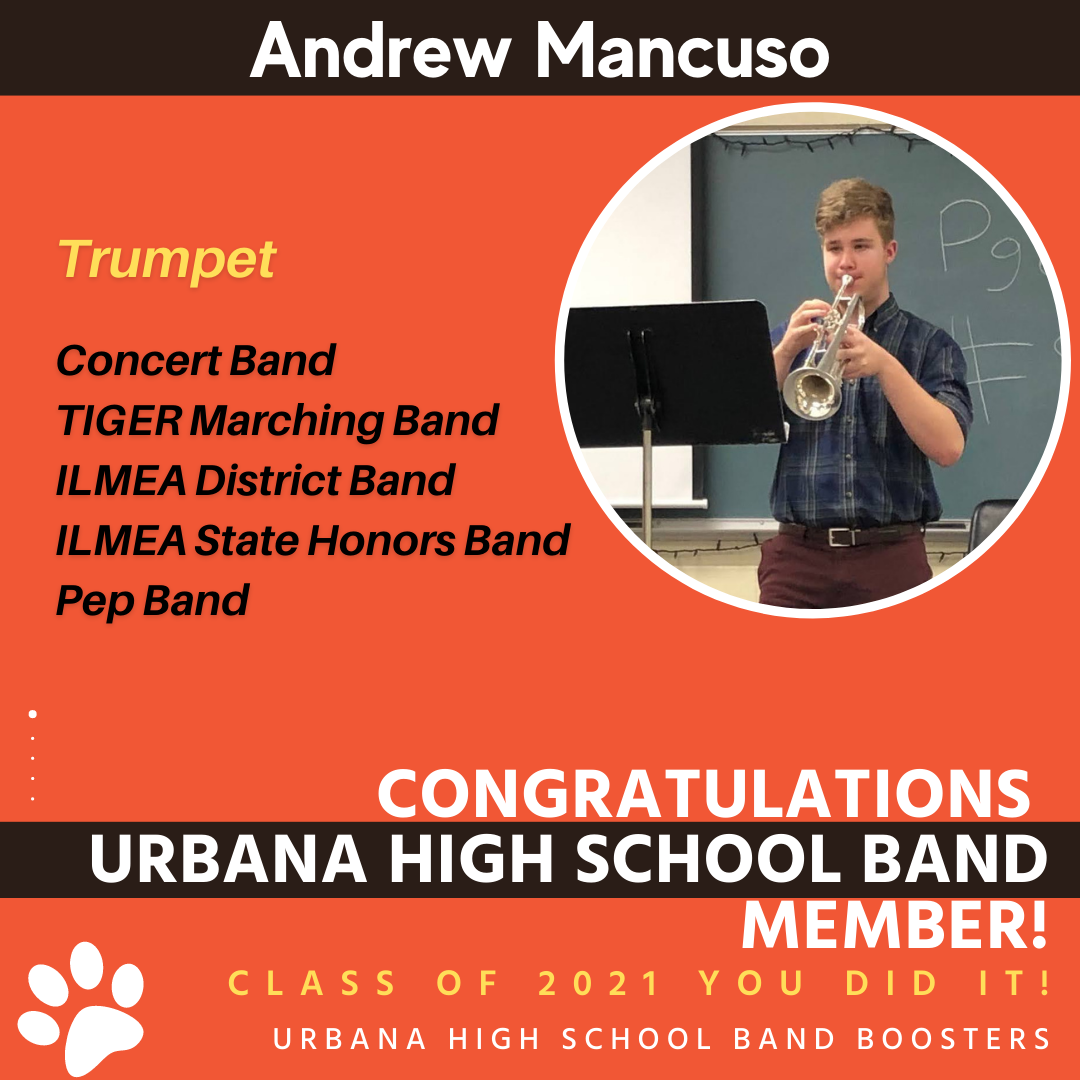 Congratulations to our... - Urbana High School Band Boosters