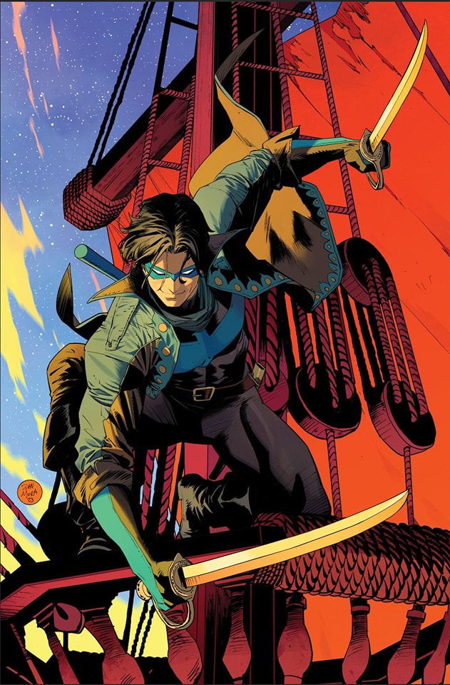 Nightwing #130 Pumpkin Spicy variant cover by Kevin Wada
