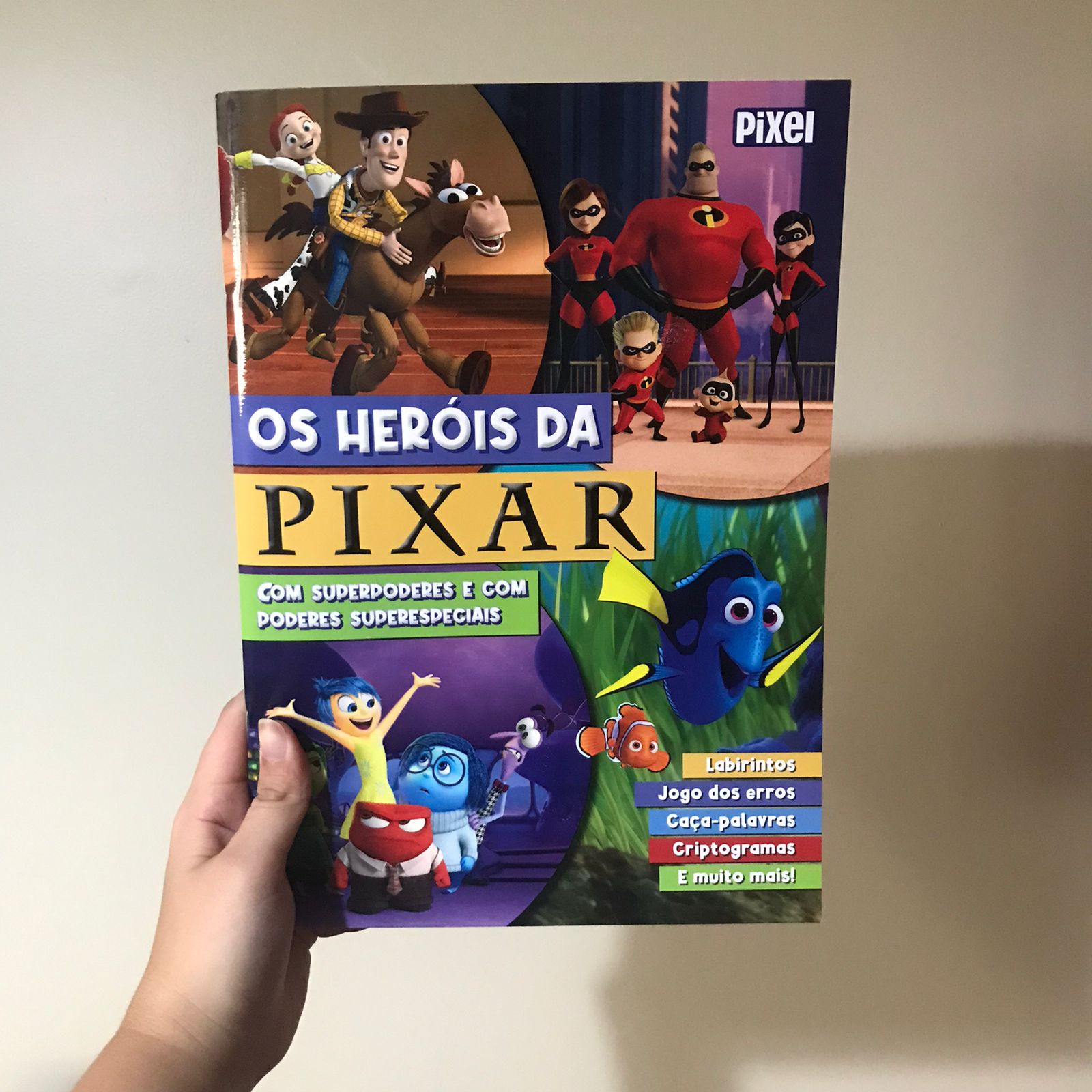 Editora Pixel - Conheça os heróis da Pixar com... | Facebook