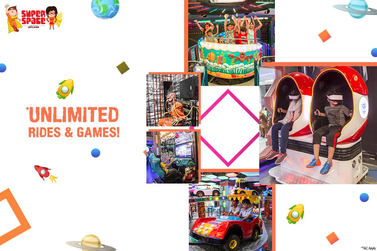 Enjoy *UNLIMITED RIDES in Rs. 300... - Super Space, Sialkot | Facebook
