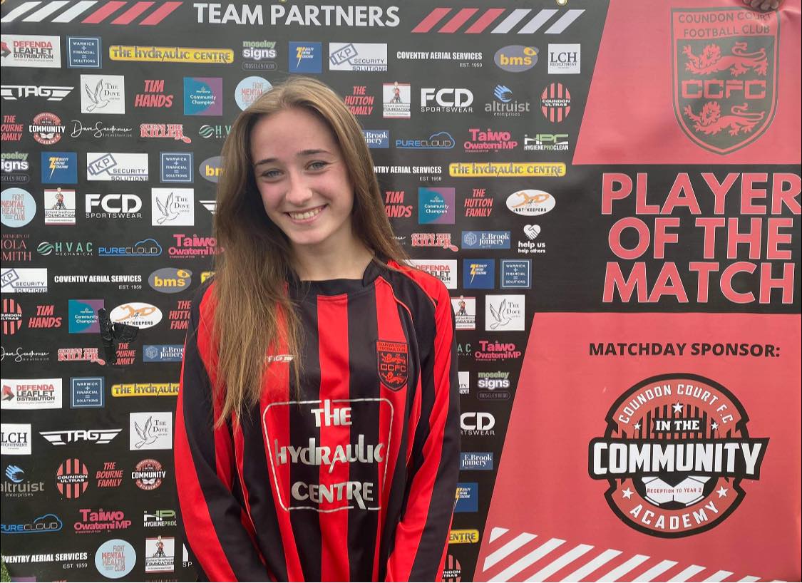 Coundon Court FC Ladies - ⚫️ DEVELOPMENT TEAM 🔴 SARAH 🏅 Player of the ...