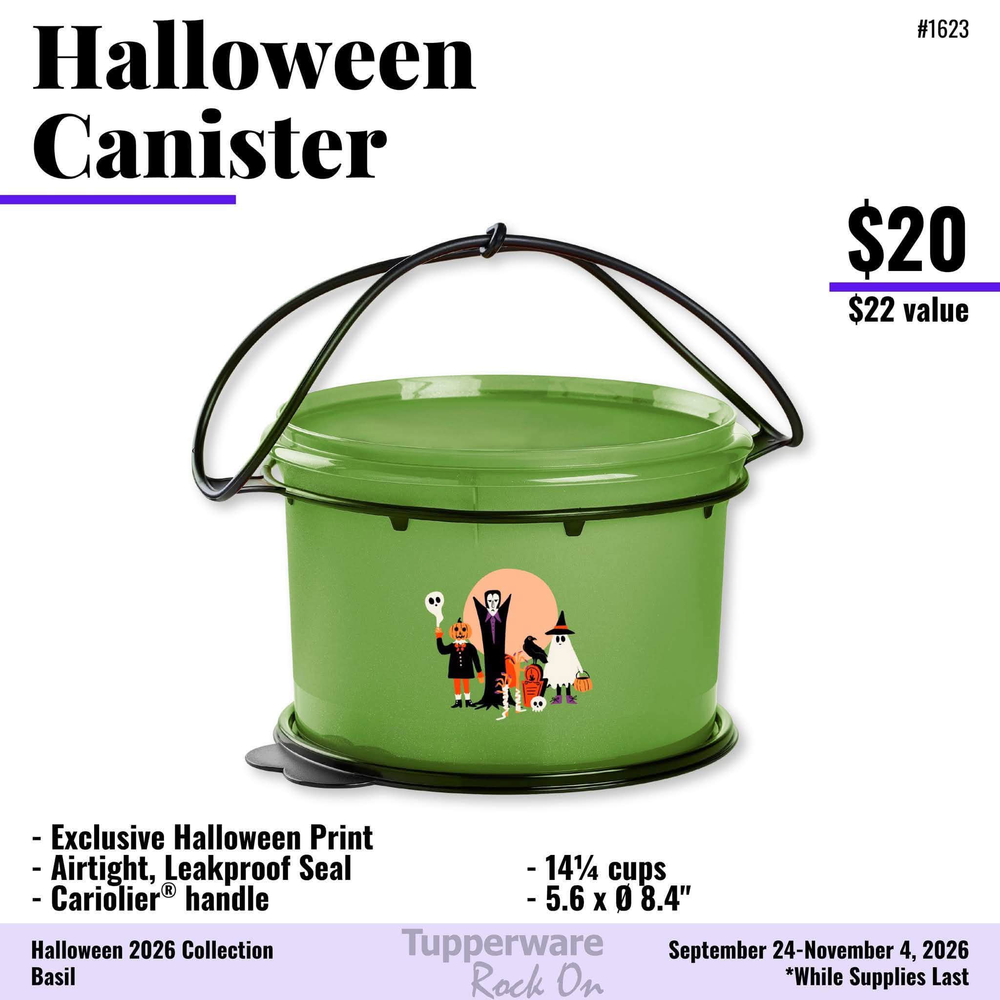 Halloween 2026 Tupperware Spooktacular Snack Set available for order