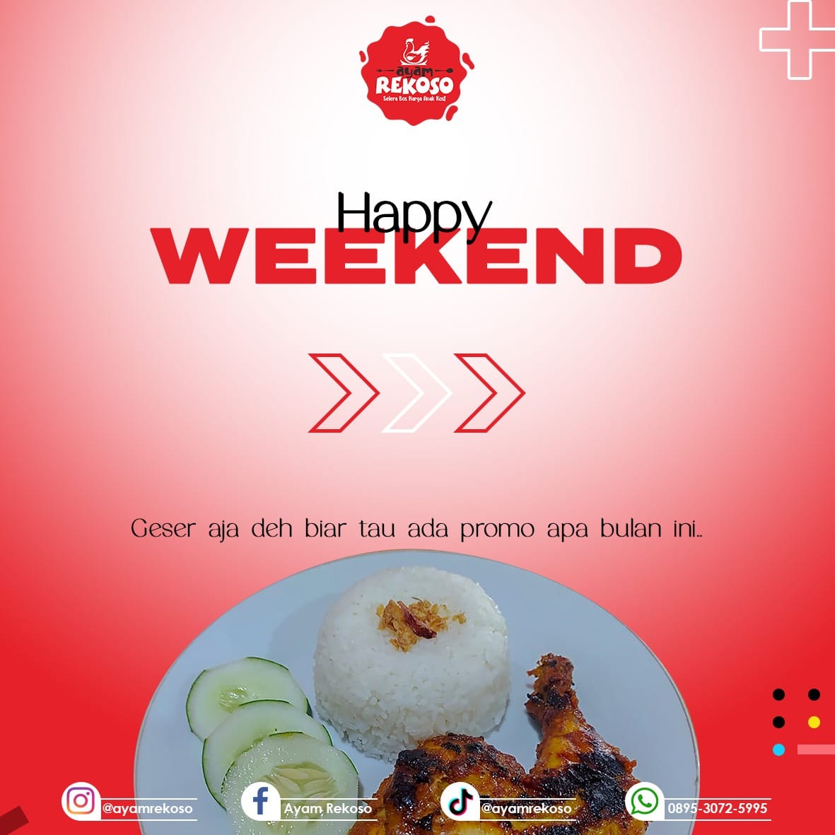 Ayam Rekoso - Happy Weekend sobat Rekoso Nih buat yang... | Facebook