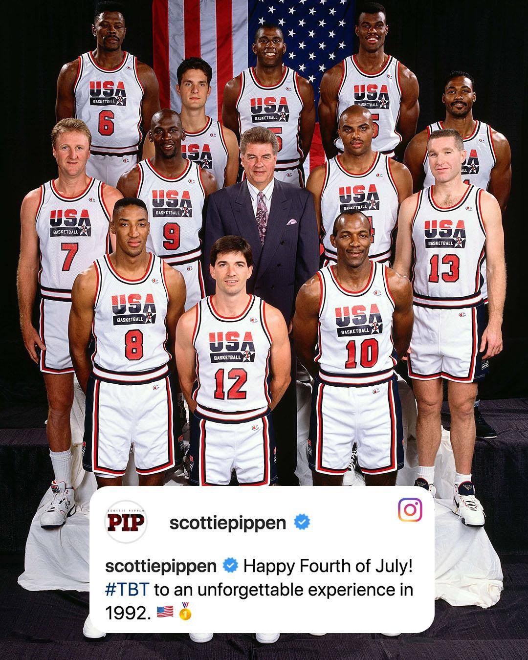 SportsCenter - What a team 🥇 Scottie Pippen with the July 4th TBT