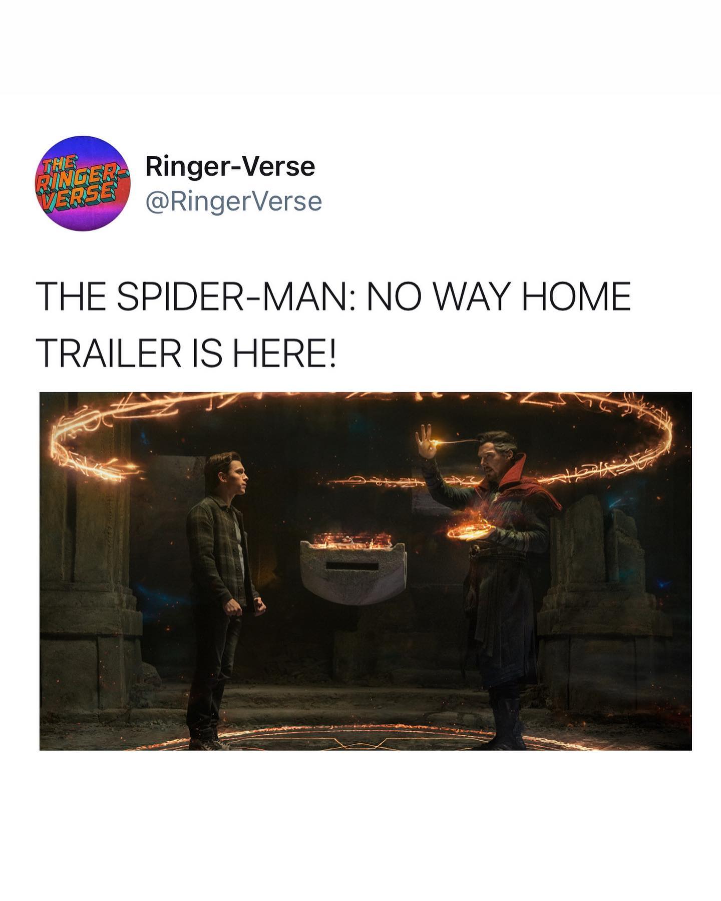 The Ringer - The ‘Spider-Man: No Way Home’ trailer FINALLY... | Facebook